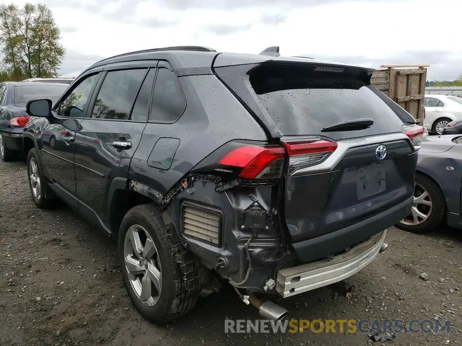 3 Фотография поврежденного автомобиля 2T3DWRFV2KW015248 TOYOTA RAV4 2019