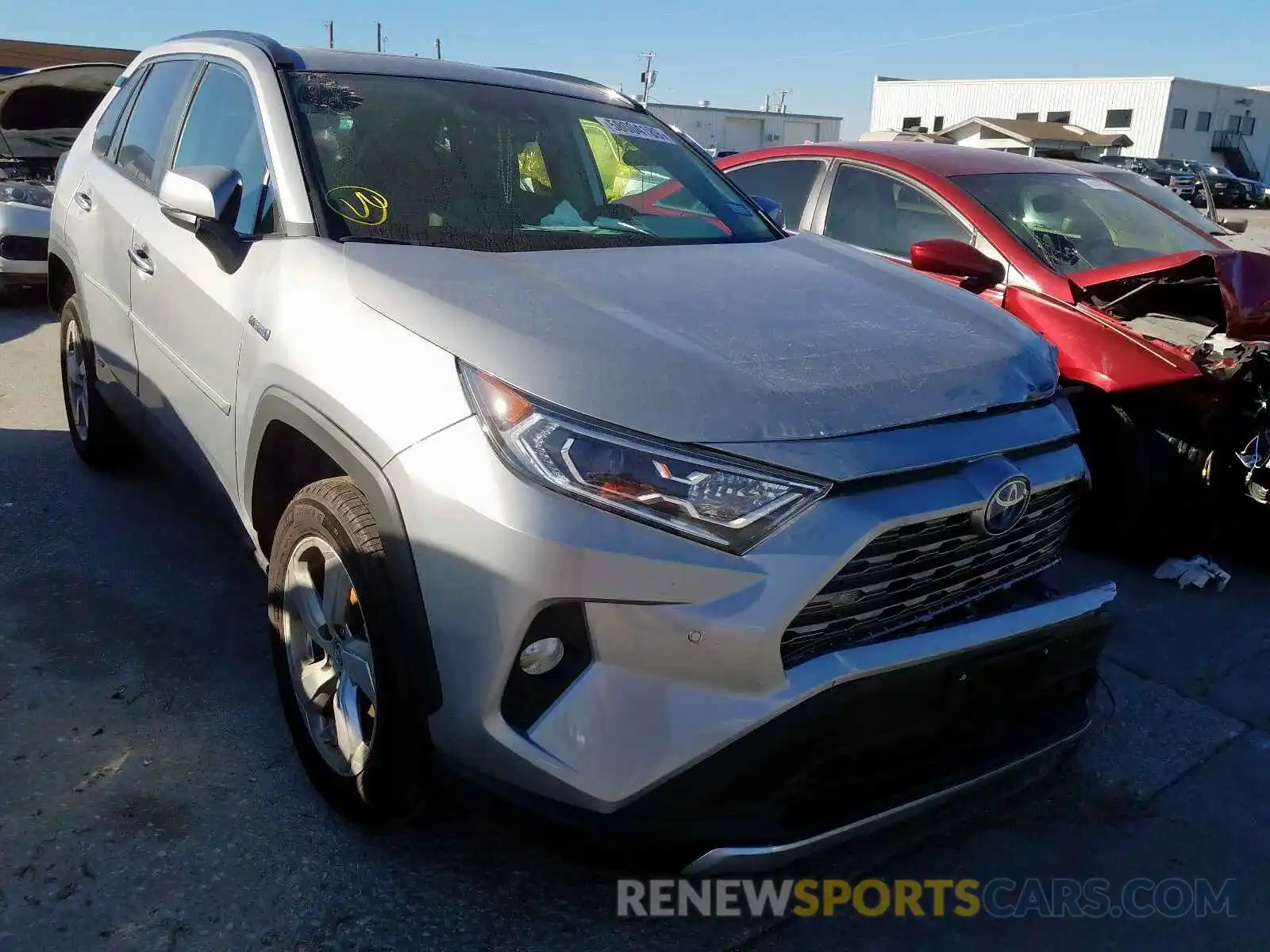 1 Photograph of a damaged car 2T3DWRFV2KW030459 TOYOTA RAV4 2019