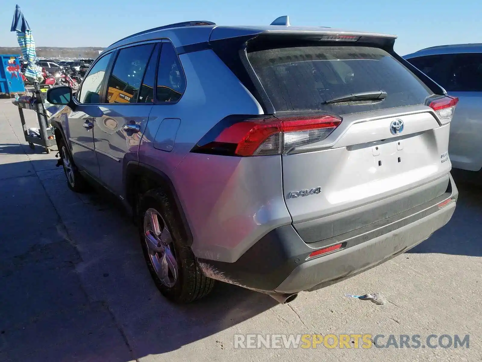 3 Photograph of a damaged car 2T3DWRFV2KW030459 TOYOTA RAV4 2019