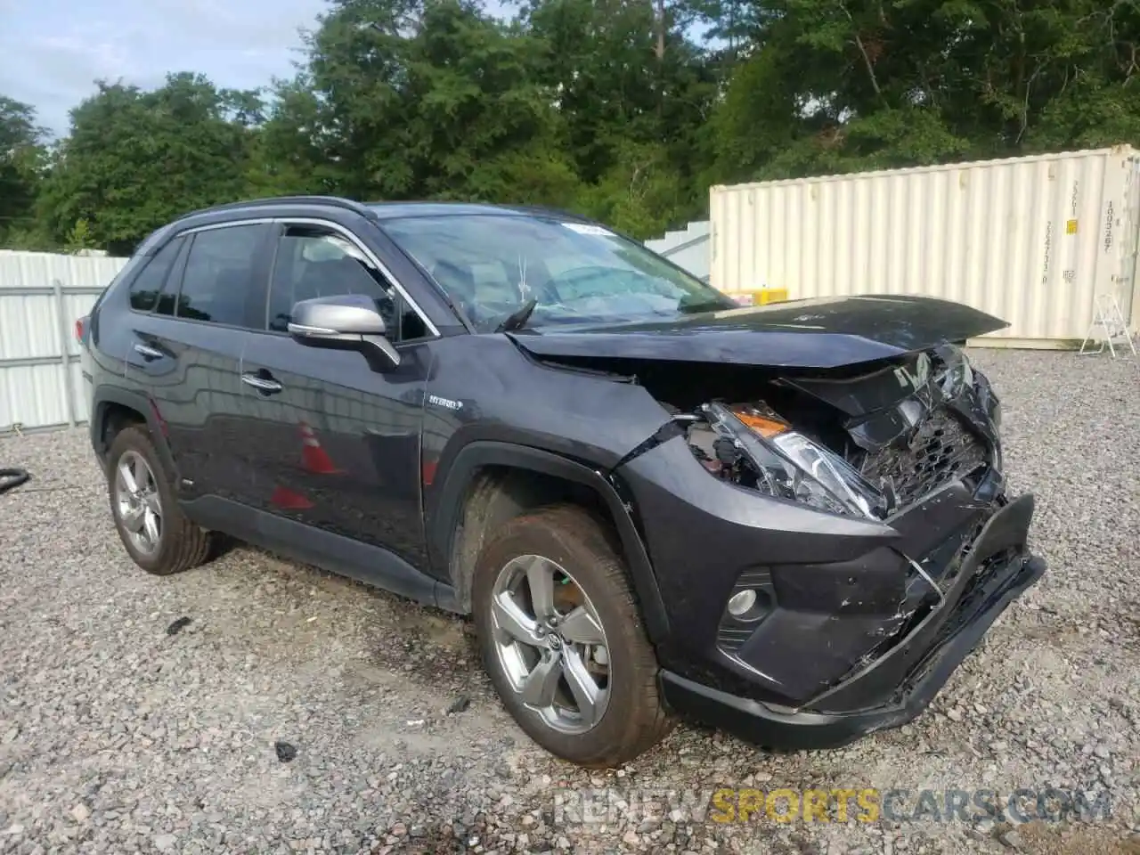 1 Photograph of a damaged car 2T3DWRFV2KW040098 TOYOTA RAV4 2019