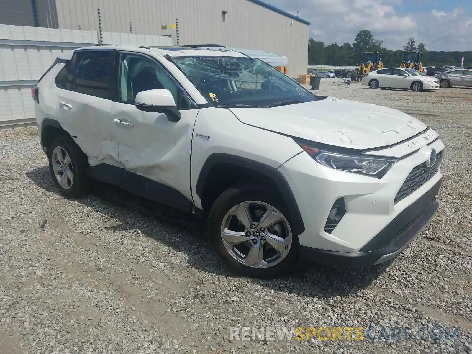 1 Photograph of a damaged car 2T3DWRFV2KW044555 TOYOTA RAV4 2019