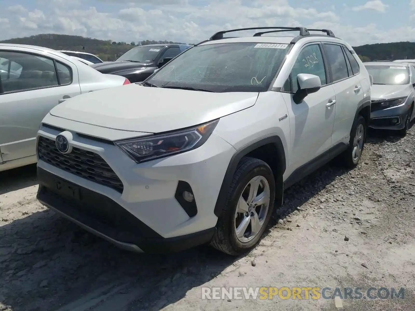 2 Photograph of a damaged car 2T3DWRFV3KW014870 TOYOTA RAV4 2019