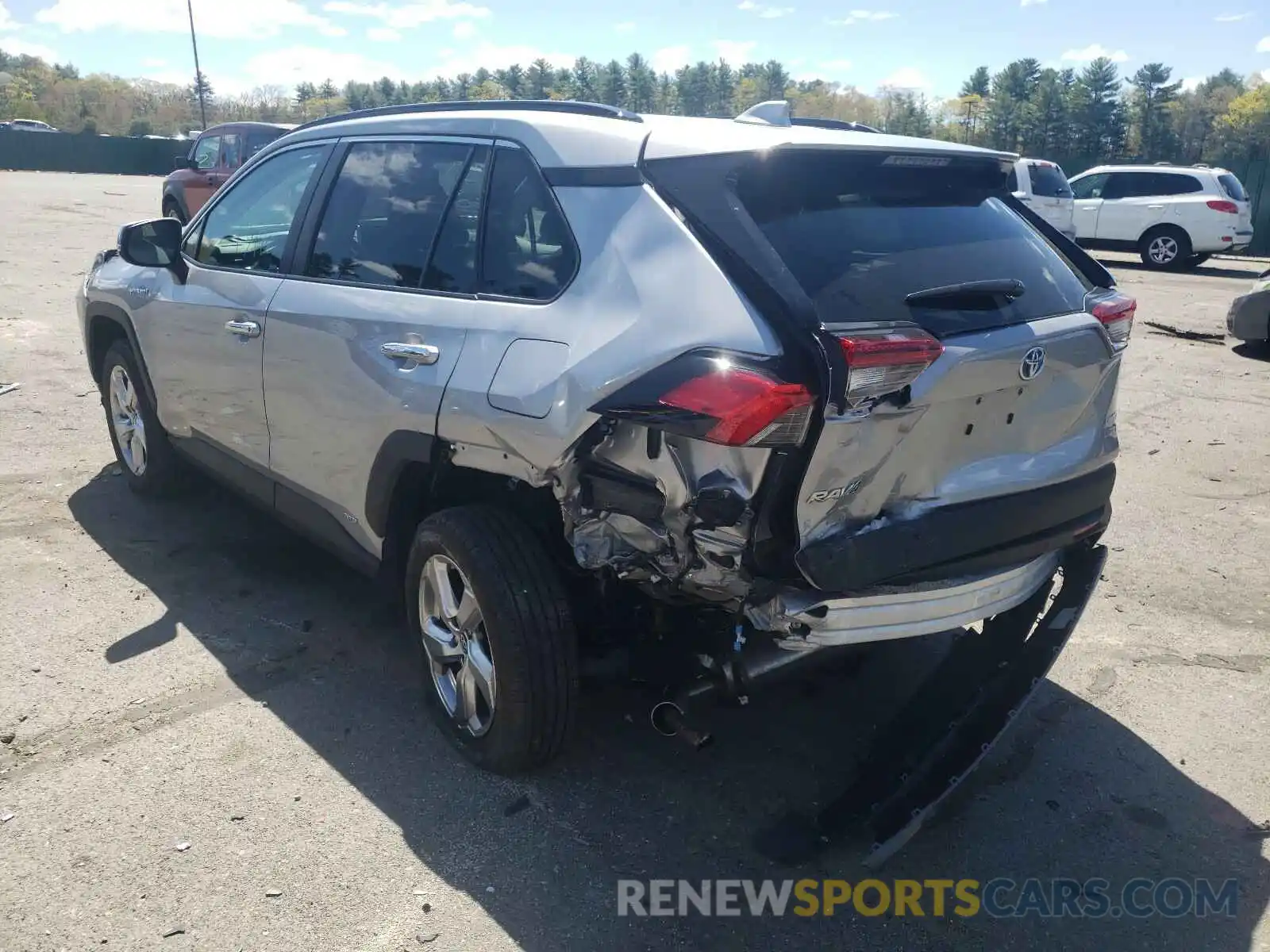 3 Photograph of a damaged car 2T3DWRFV3KW034391 TOYOTA RAV4 2019