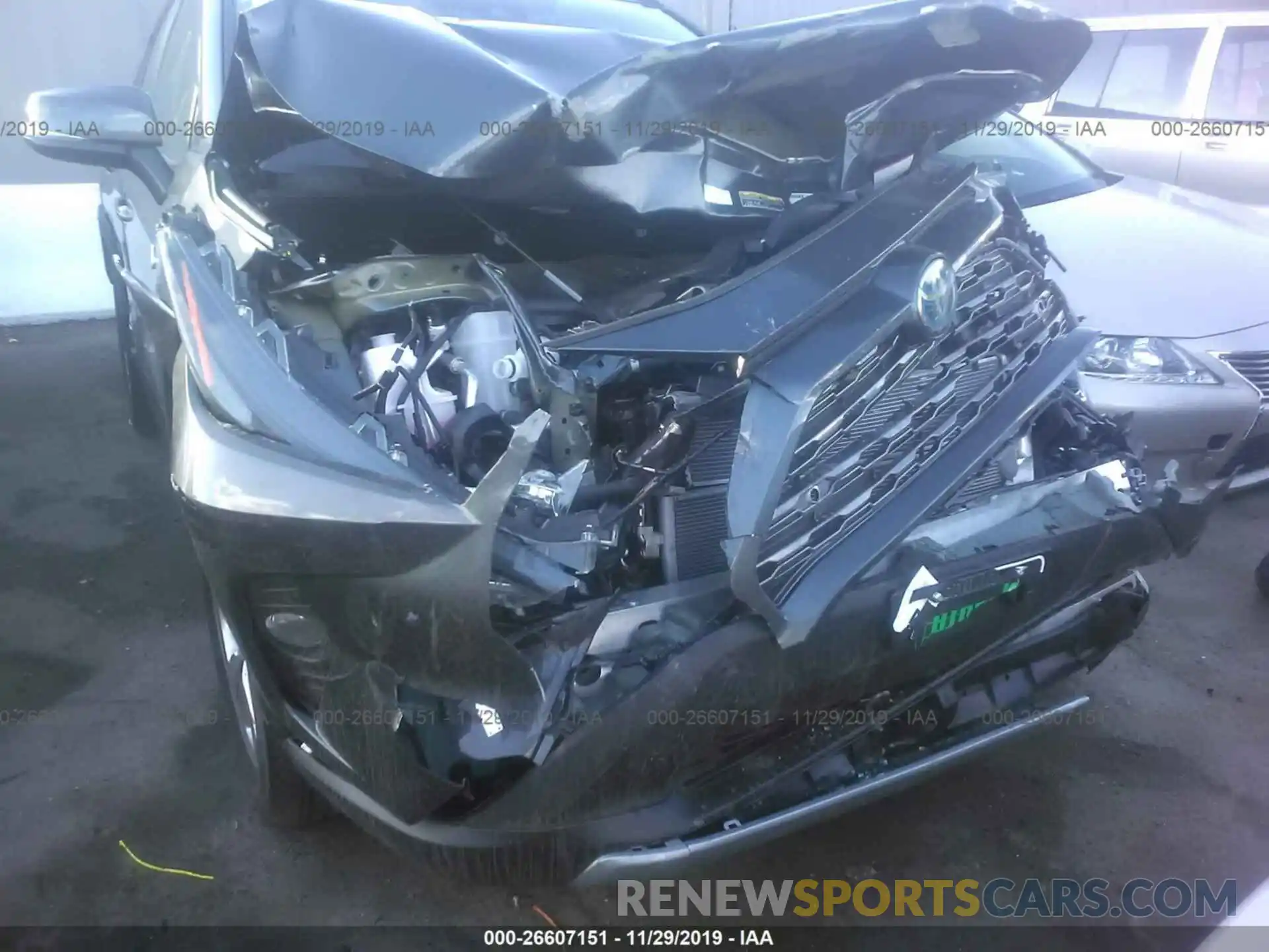 6 Photograph of a damaged car 2T3DWRFV3KW035539 TOYOTA RAV4 2019