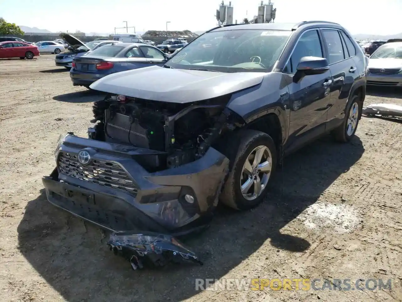 2 Фотография поврежденного автомобиля 2T3DWRFV3KW040725 TOYOTA RAV4 2019