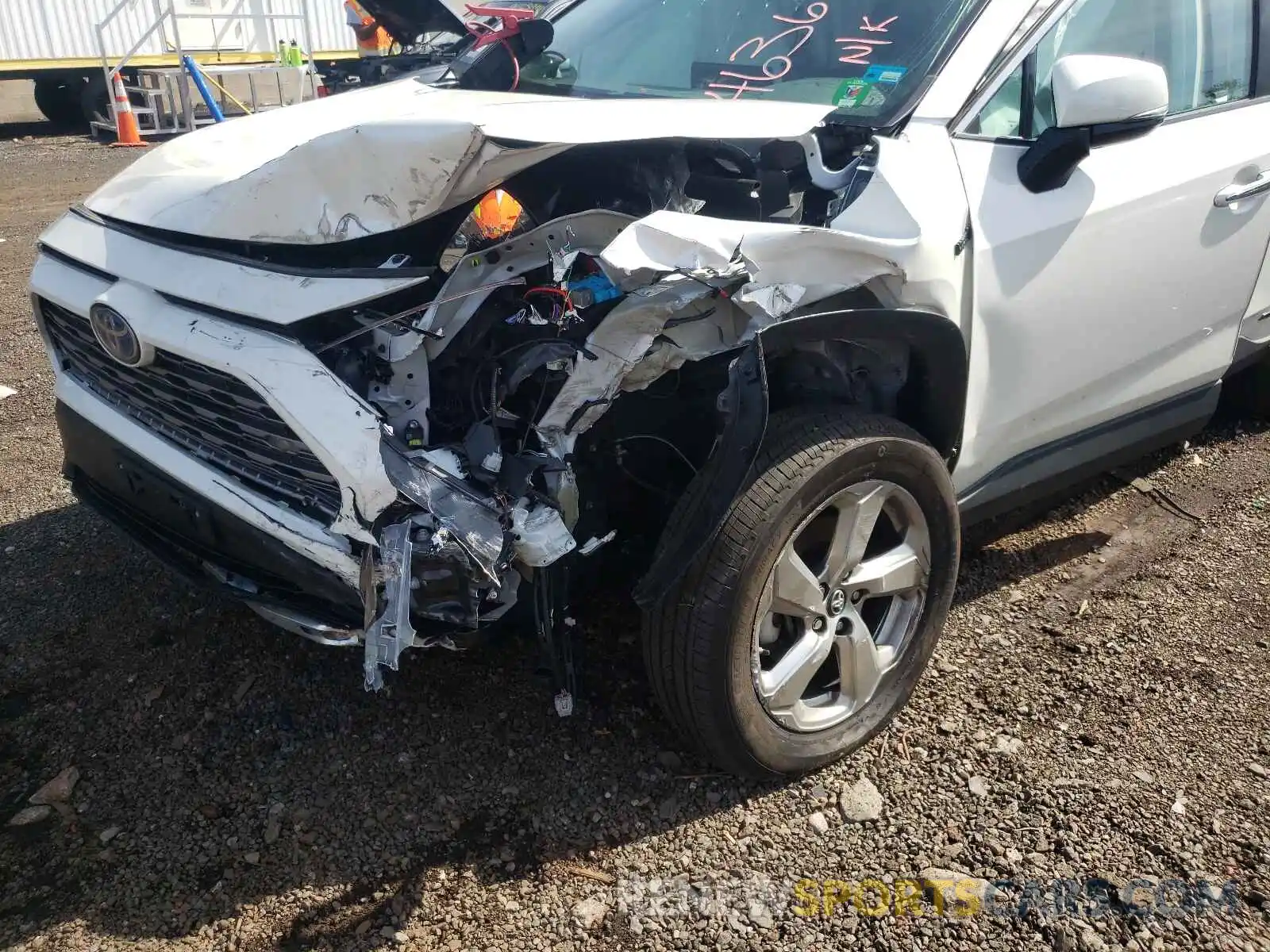 9 Photograph of a damaged car 2T3DWRFV3KW042345 TOYOTA RAV4 2019