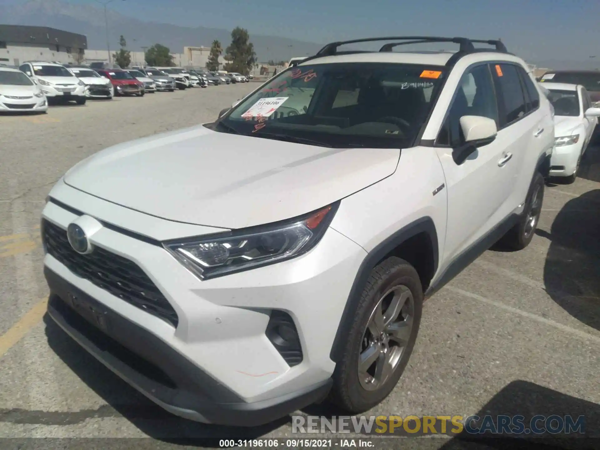 2 Photograph of a damaged car 2T3DWRFV3KW045813 TOYOTA RAV4 2019