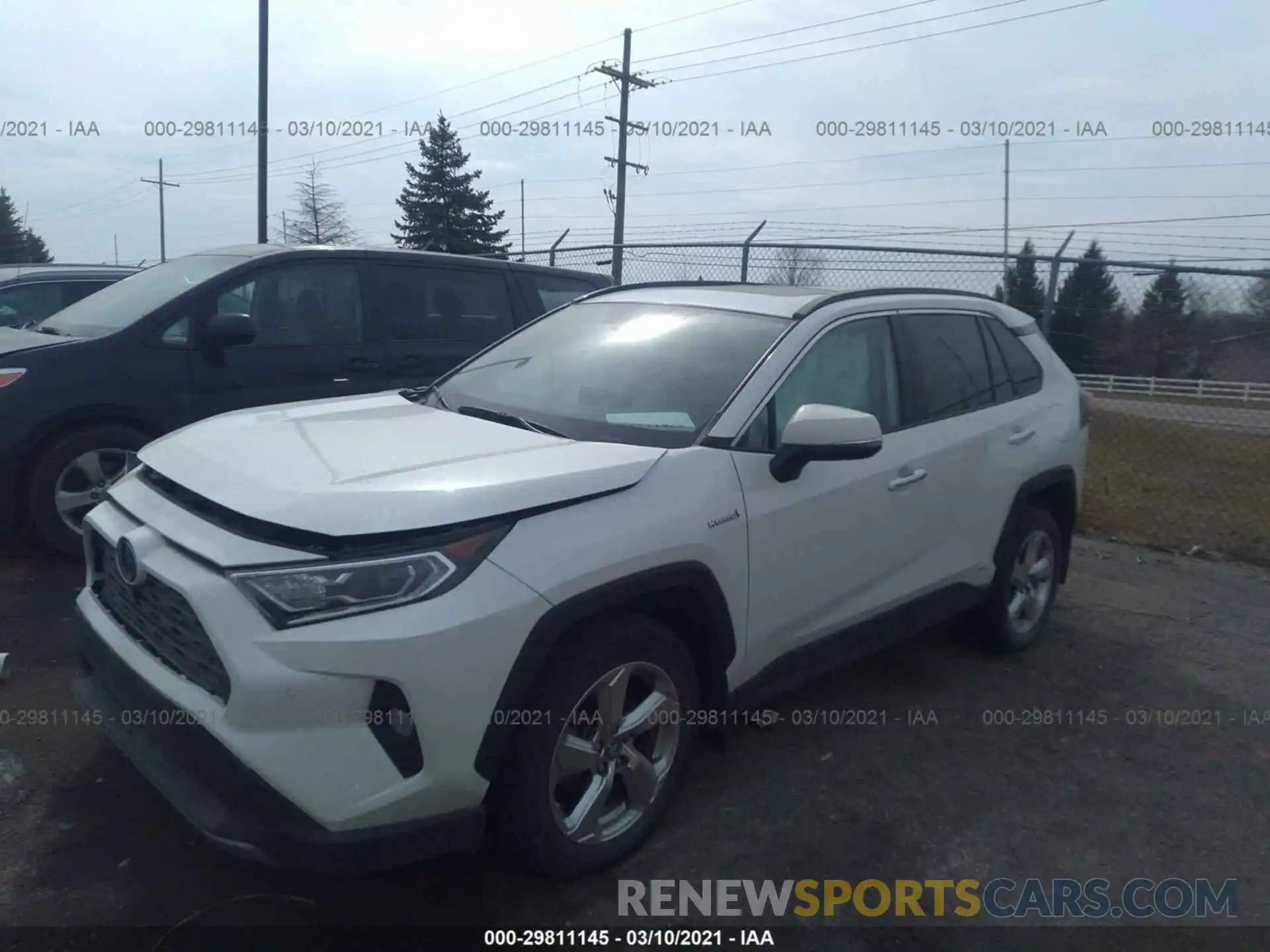 2 Фотография поврежденного автомобиля 2T3DWRFV4KW001173 TOYOTA RAV4 2019