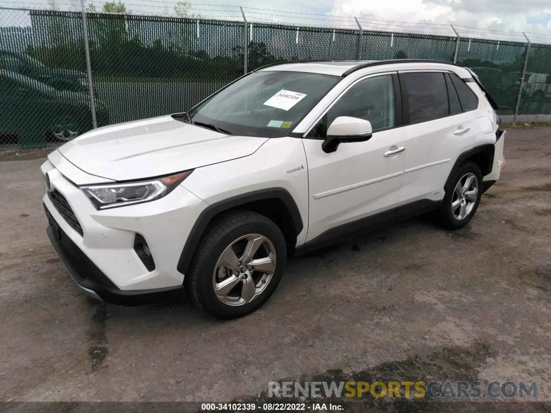 2 Фотография поврежденного автомобиля 2T3DWRFV4KW018703 TOYOTA RAV4 2019