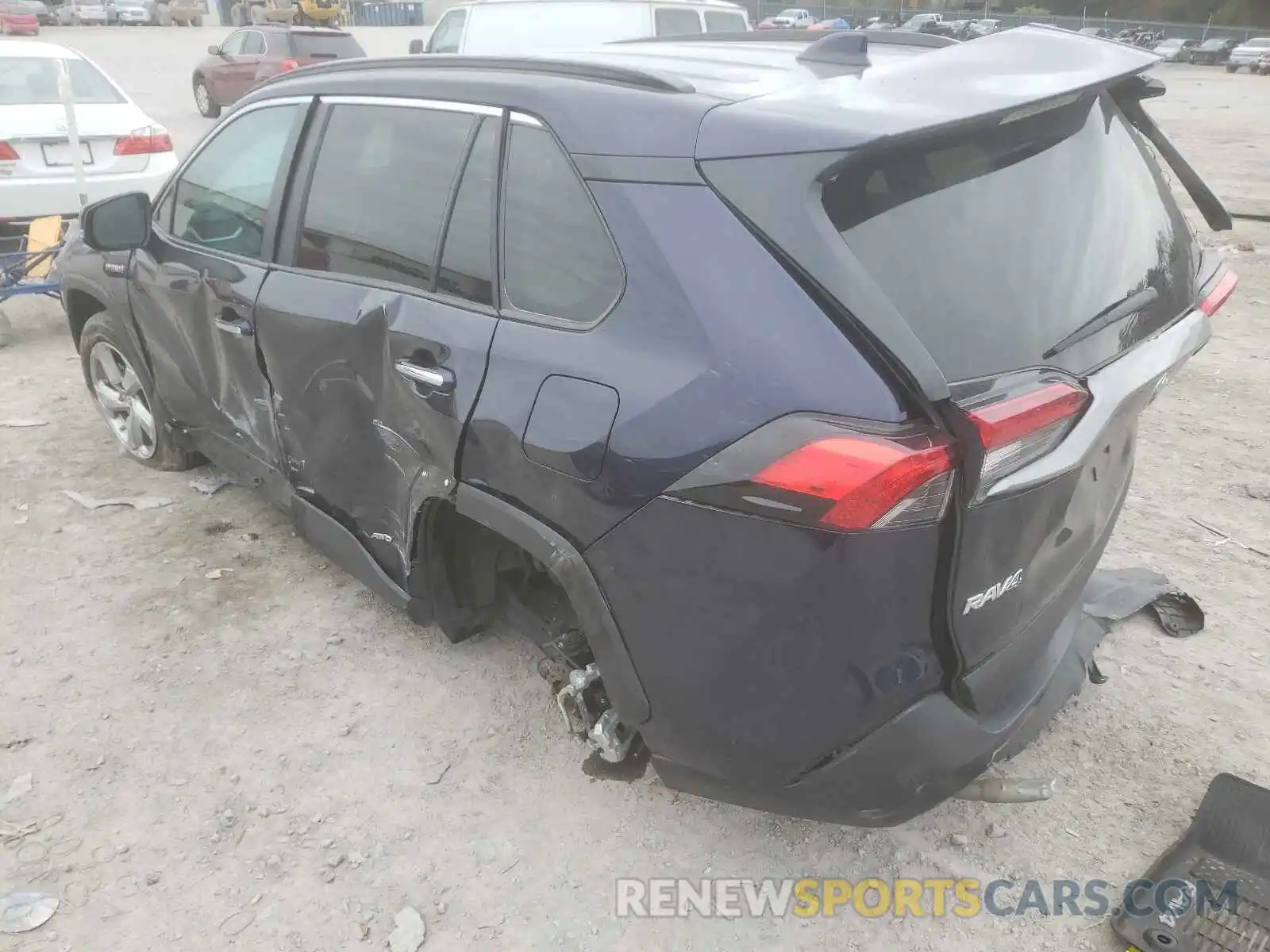 3 Photograph of a damaged car 2T3DWRFV4KW036053 TOYOTA RAV4 2019