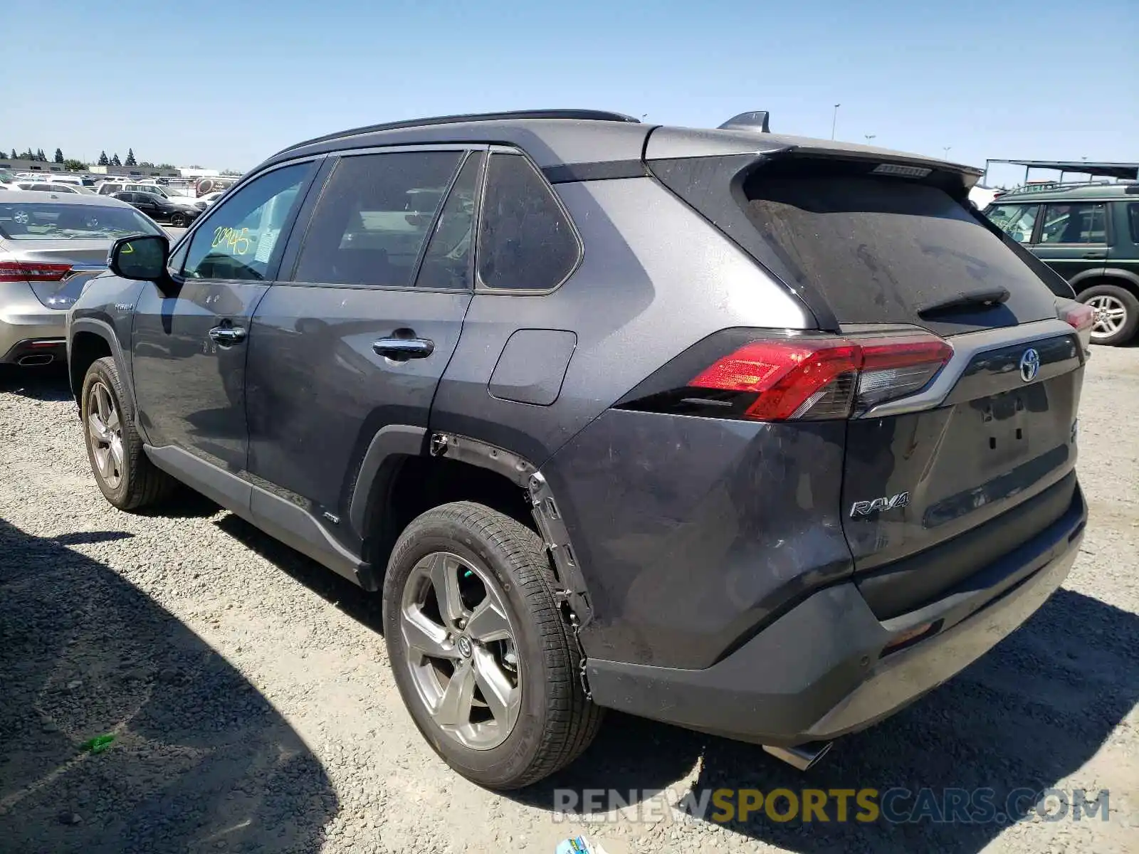 3 Фотография поврежденного автомобиля 2T3DWRFV4KW041320 TOYOTA RAV4 2019