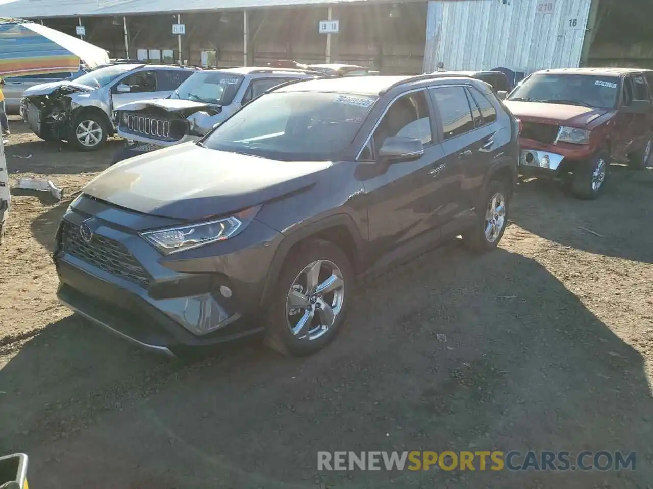 2 Photograph of a damaged car 2T3DWRFV4KW042466 TOYOTA RAV4 2019