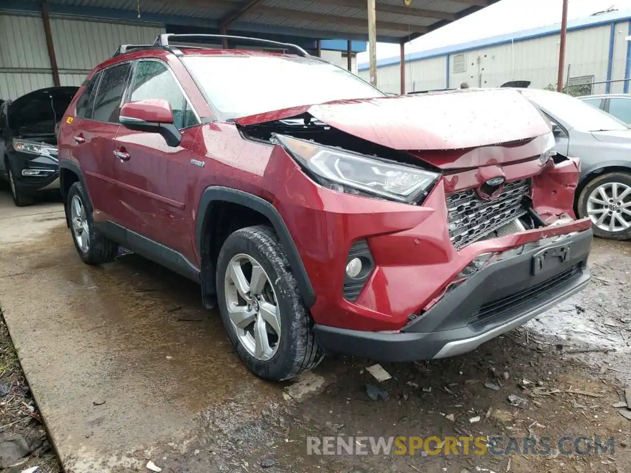 1 Фотография поврежденного автомобиля 2T3DWRFV5KW025739 TOYOTA RAV4 2019