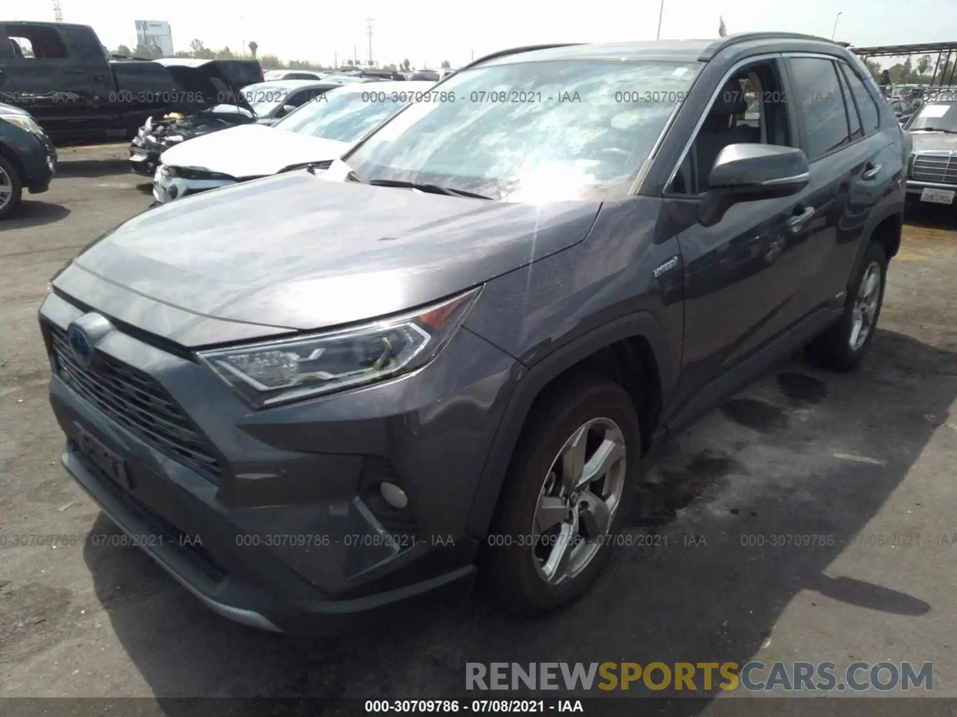 2 Photograph of a damaged car 2T3DWRFV5KW035638 TOYOTA RAV4 2019