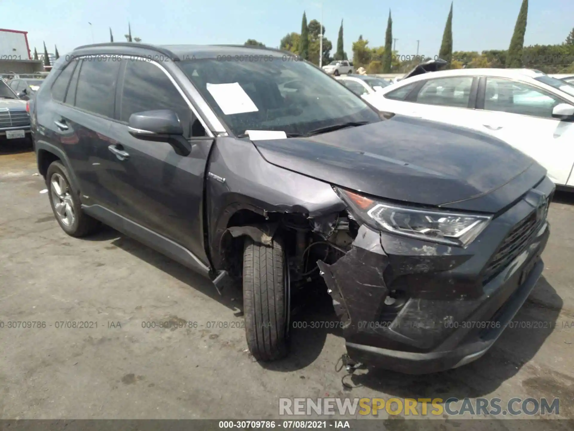 6 Photograph of a damaged car 2T3DWRFV5KW035638 TOYOTA RAV4 2019