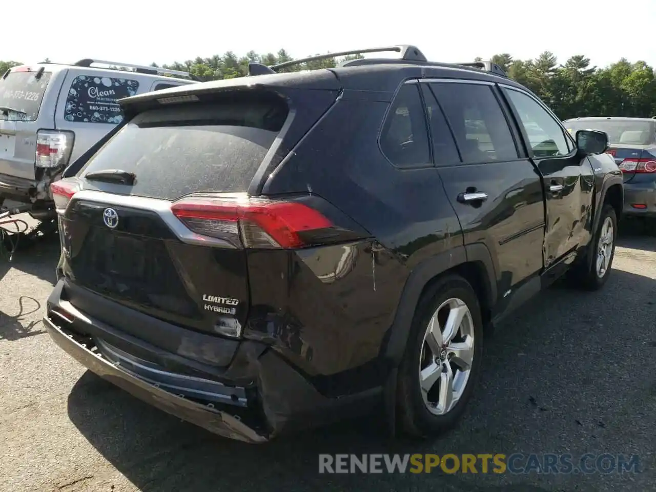 4 Photograph of a damaged car 2T3DWRFV6KW010716 TOYOTA RAV4 2019