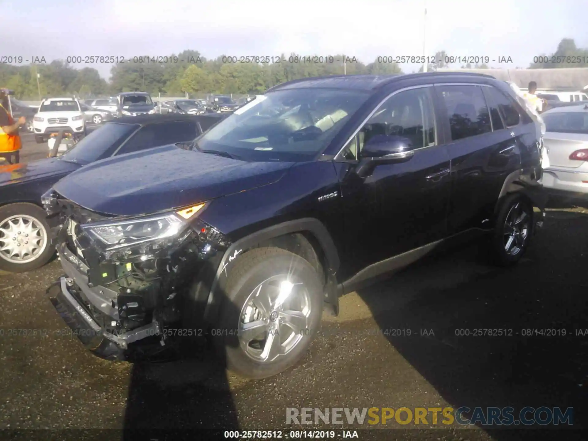 2 Photograph of a damaged car 2T3DWRFV6KW011848 TOYOTA RAV4 2019