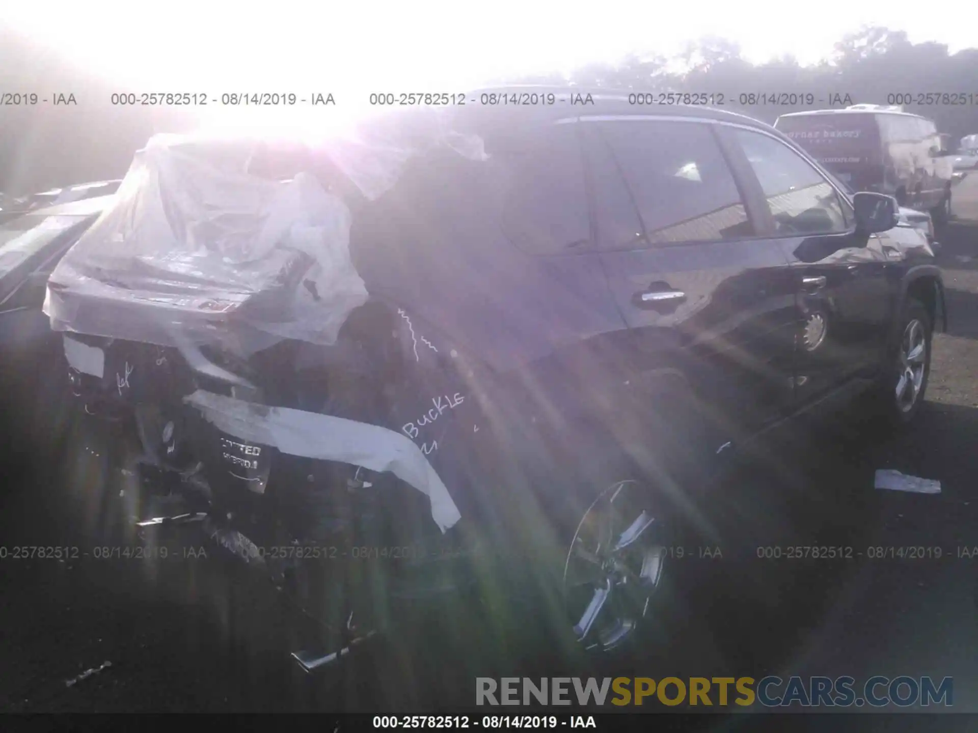 4 Photograph of a damaged car 2T3DWRFV6KW011848 TOYOTA RAV4 2019