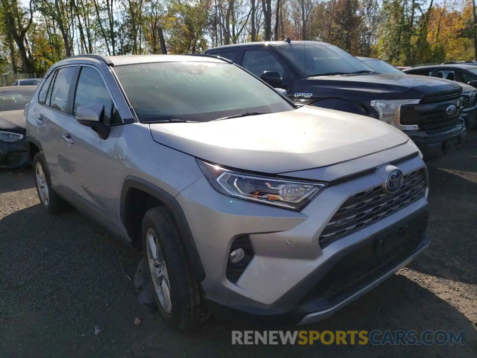 1 Photograph of a damaged car 2T3DWRFV6KW013499 TOYOTA RAV4 2019