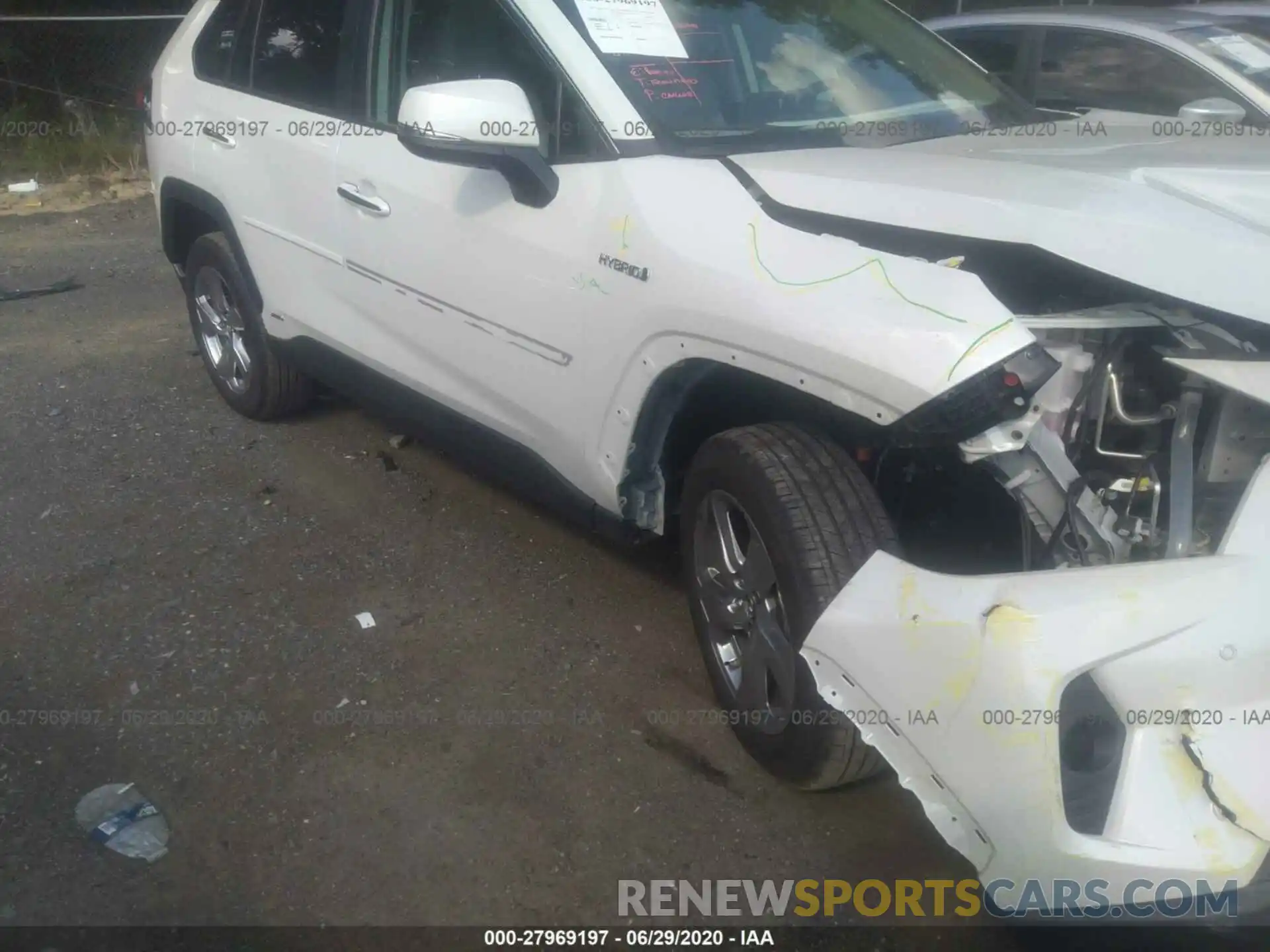 6 Photograph of a damaged car 2T3DWRFV6KW022140 TOYOTA RAV4 2019