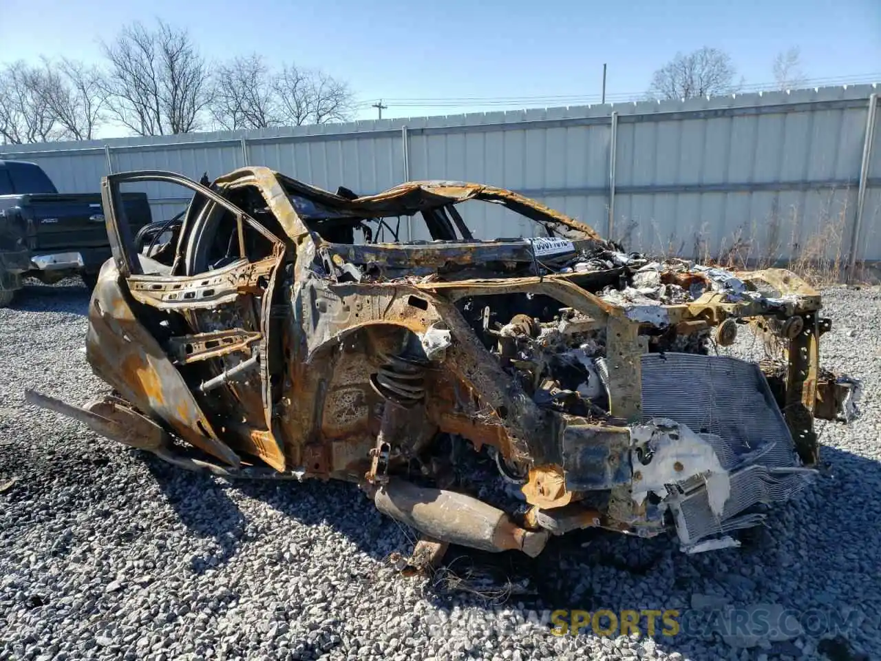 1 Photograph of a damaged car 2T3DWRFV6KW023658 TOYOTA RAV4 2019