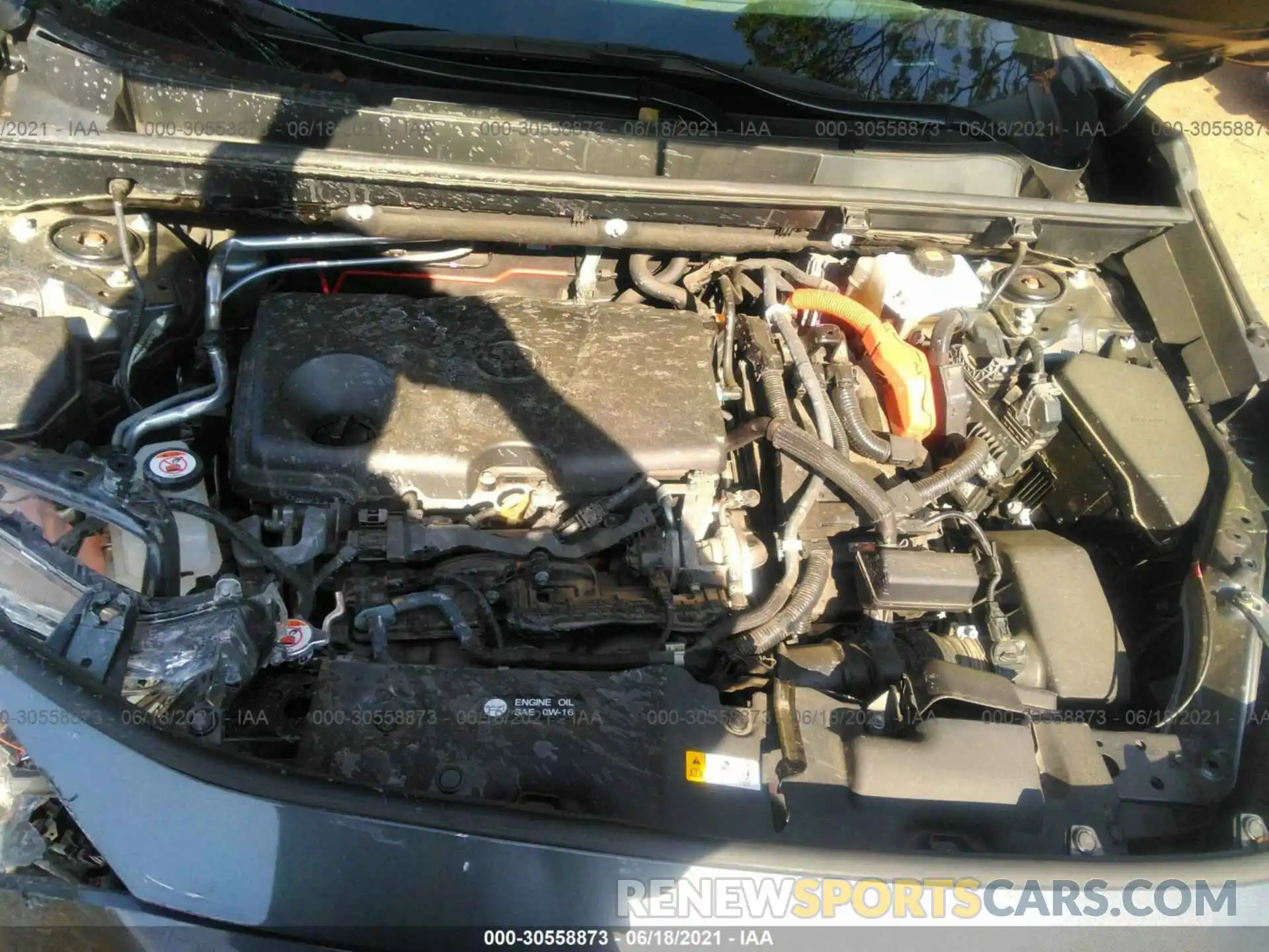 10 Photograph of a damaged car 2T3DWRFV6KW024129 TOYOTA RAV4 2019