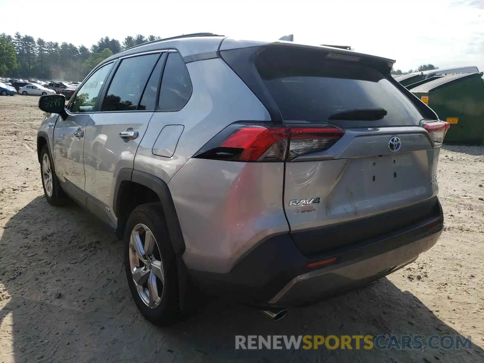 3 Photograph of a damaged car 2T3DWRFV6KW039326 TOYOTA RAV4 2019