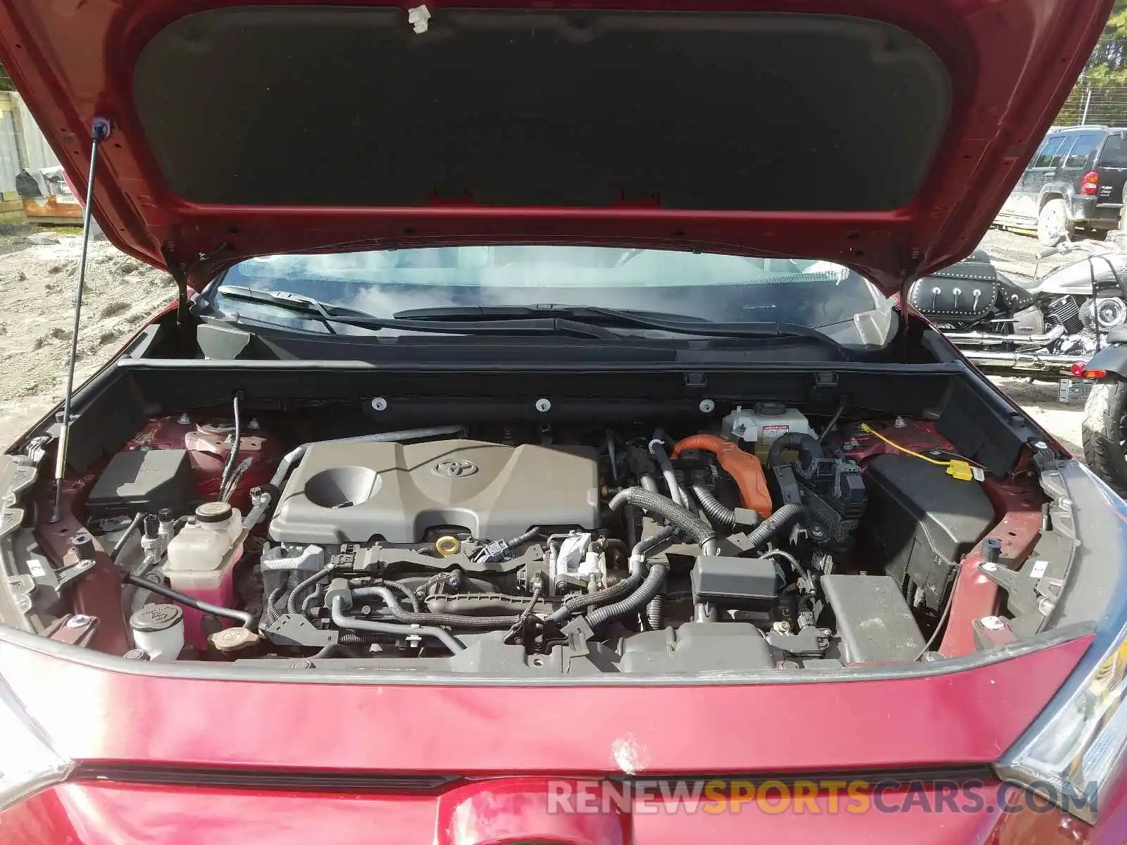 7 Photograph of a damaged car 2T3DWRFV6KW041674 TOYOTA RAV4 2019