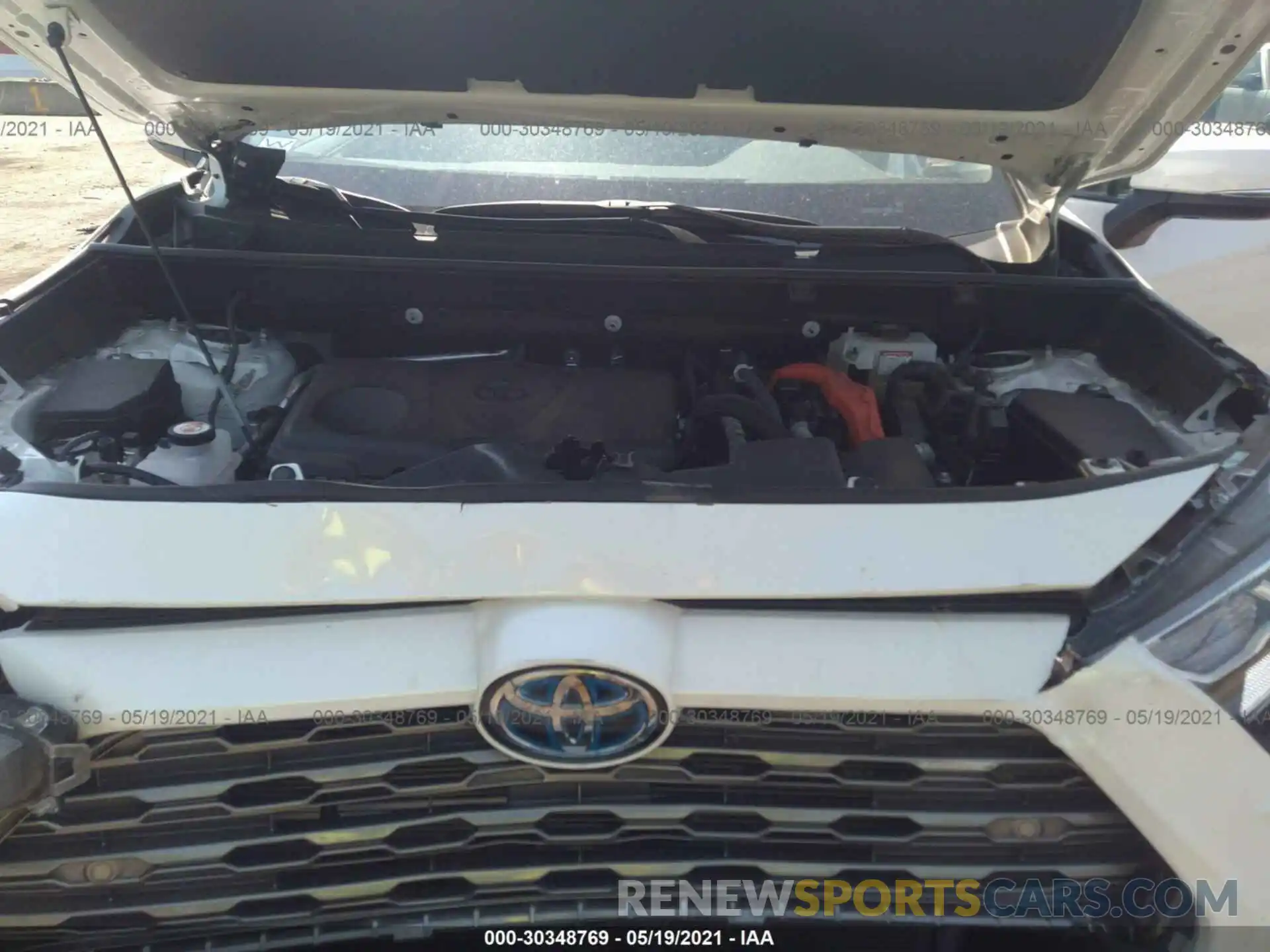 10 Photograph of a damaged car 2T3DWRFV7KW009879 TOYOTA RAV4 2019