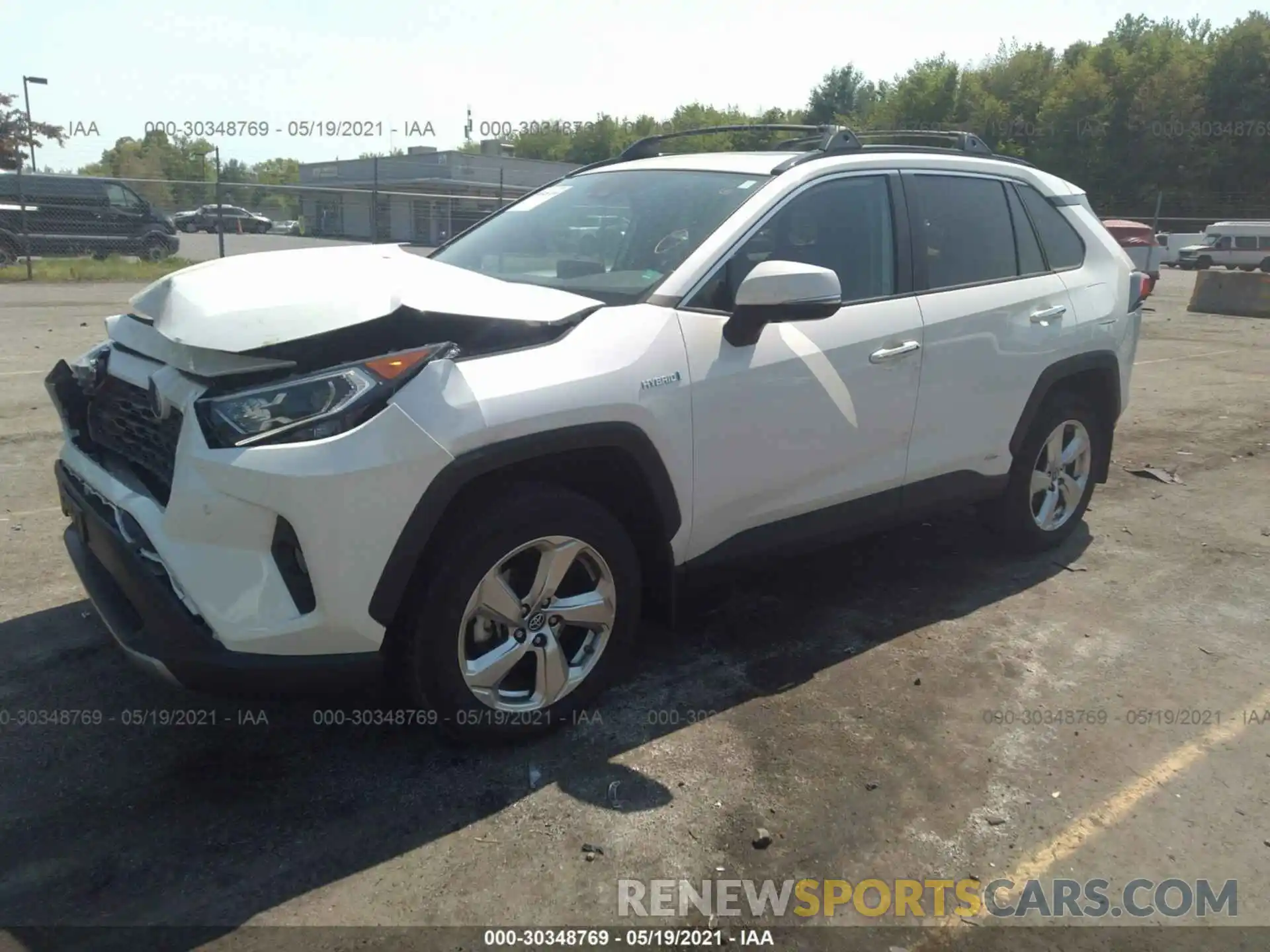 2 Photograph of a damaged car 2T3DWRFV7KW009879 TOYOTA RAV4 2019