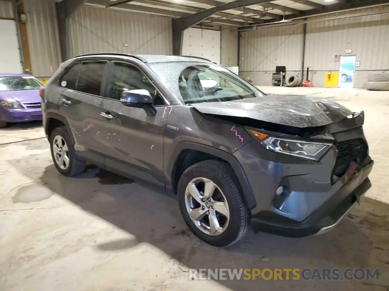 4 Photograph of a damaged car 2T3DWRFV7KW034264 TOYOTA RAV4 2019