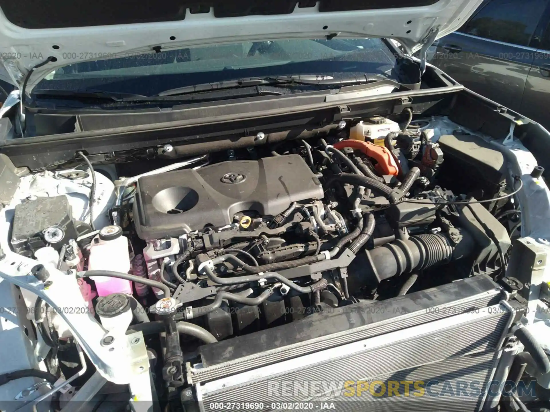 10 Photograph of a damaged car 2T3DWRFV8KW023029 TOYOTA RAV4 2019