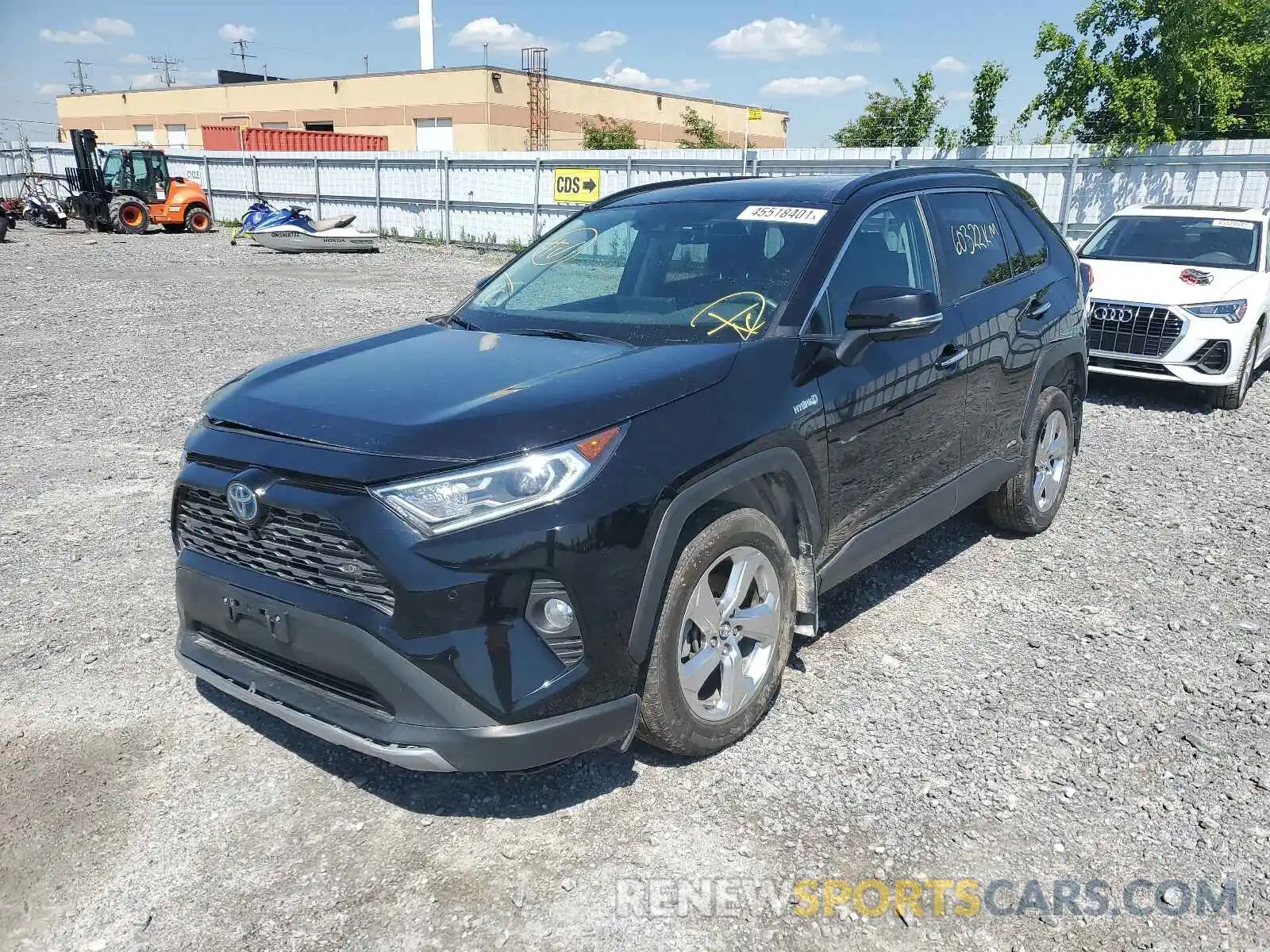 2 Фотография поврежденного автомобиля 2T3DWRFV9KW001220 TOYOTA RAV4 2019