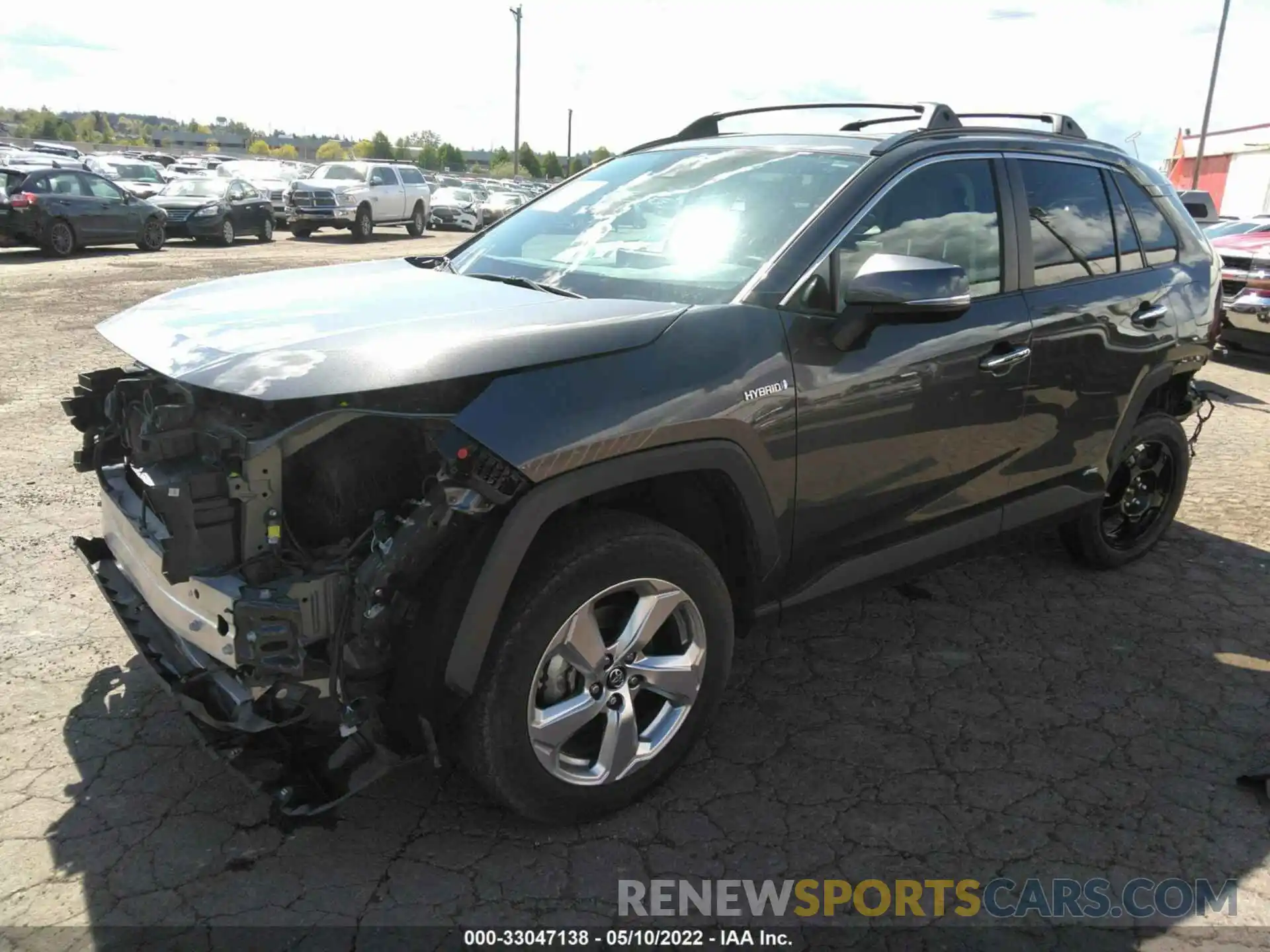 2 Photograph of a damaged car 2T3DWRFV9KW002013 TOYOTA RAV4 2019