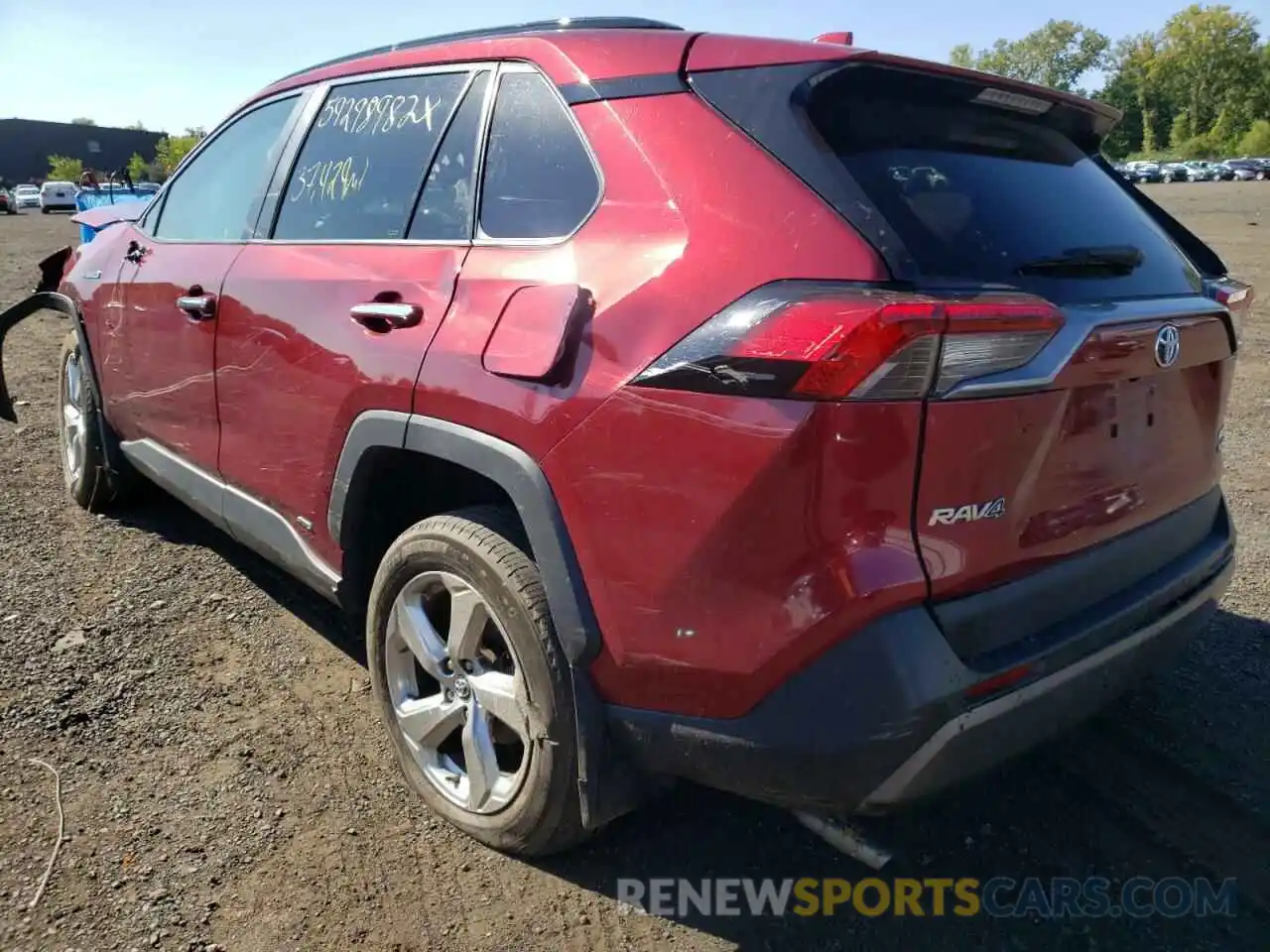 3 Photograph of a damaged car 2T3DWRFV9KW013447 TOYOTA RAV4 2019