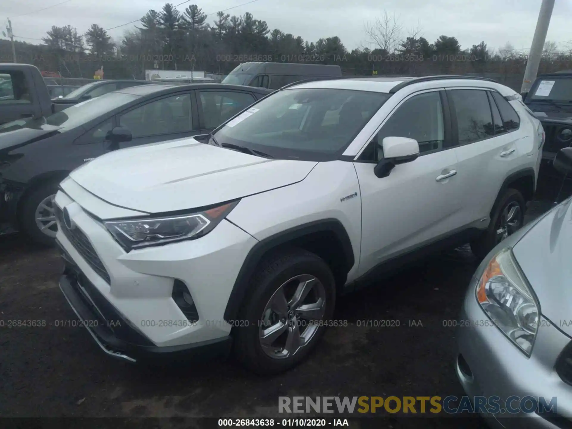 2 Photograph of a damaged car 2T3DWRFV9KW020298 TOYOTA RAV4 2019