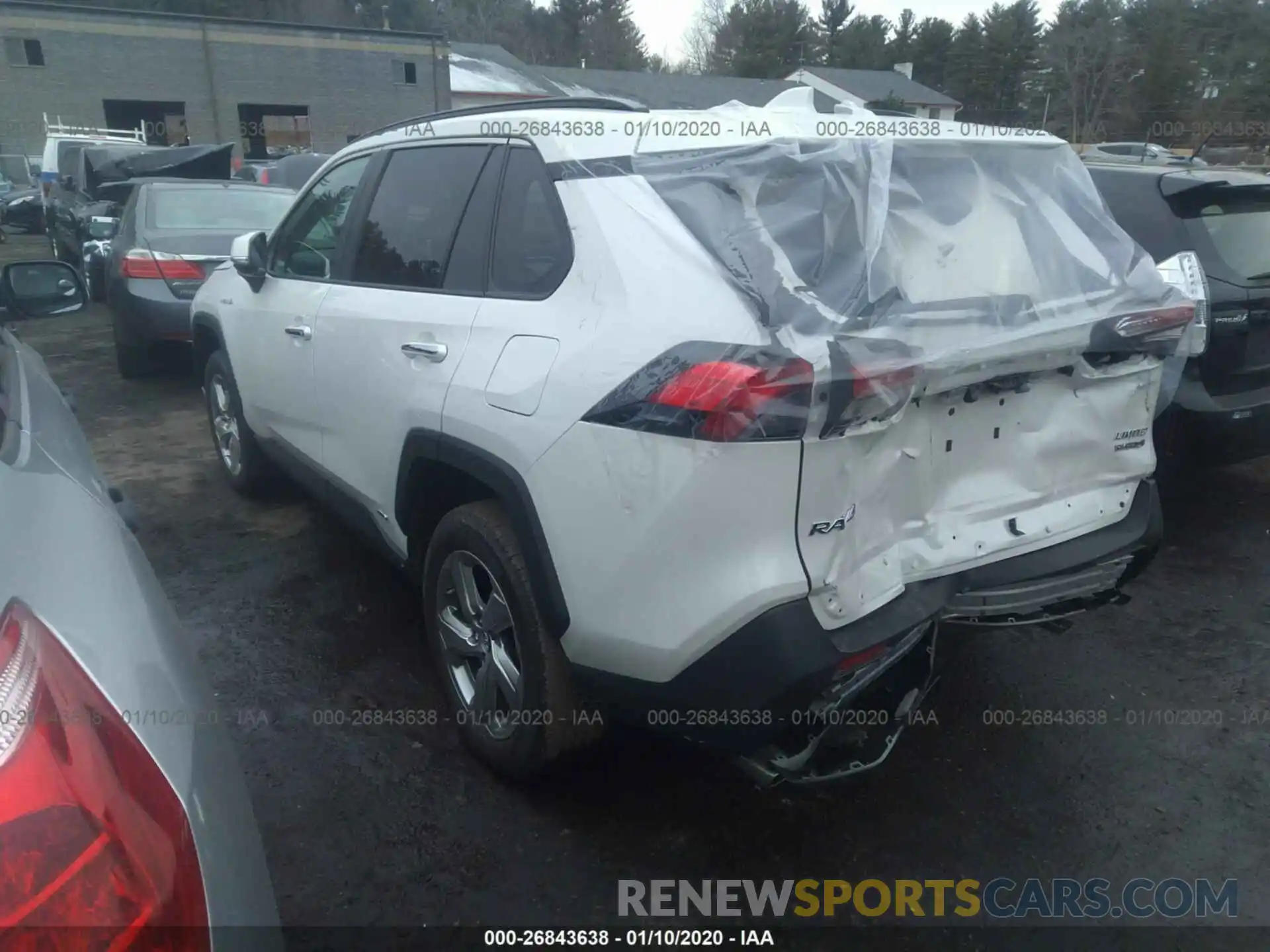 3 Photograph of a damaged car 2T3DWRFV9KW020298 TOYOTA RAV4 2019