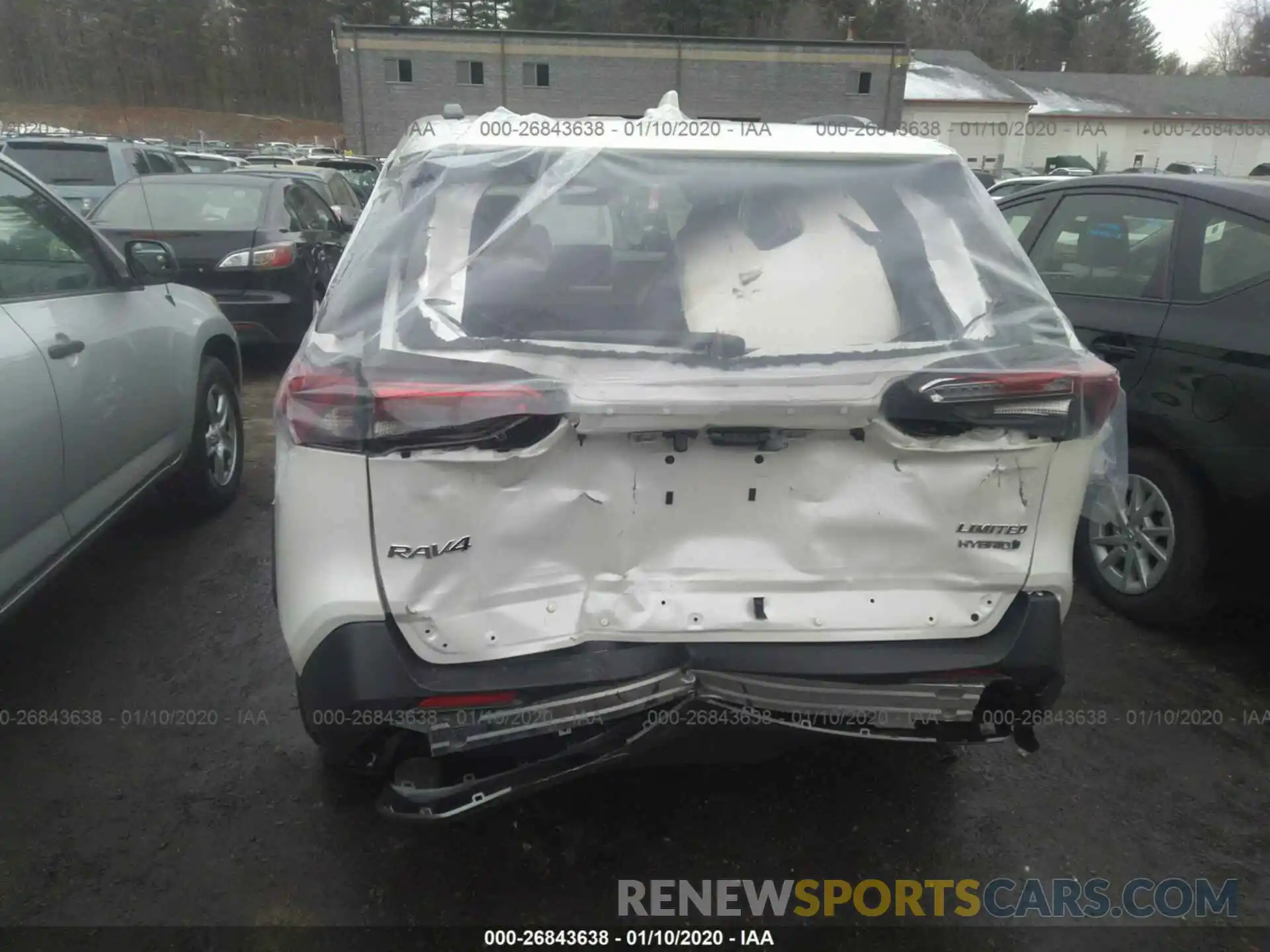 6 Photograph of a damaged car 2T3DWRFV9KW020298 TOYOTA RAV4 2019