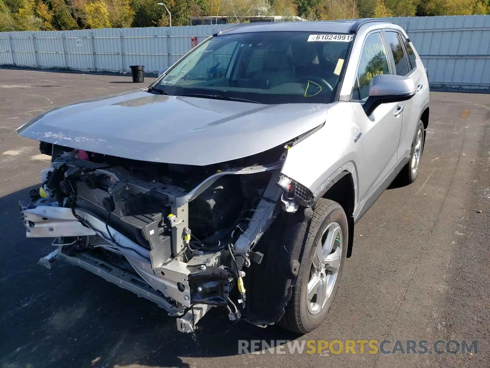 2 Photograph of a damaged car 2T3DWRFV9KW022276 TOYOTA RAV4 2019