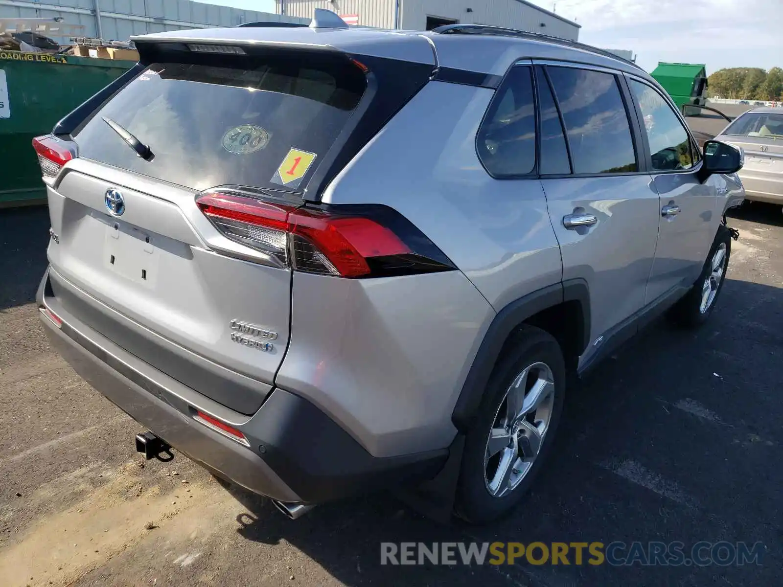 4 Photograph of a damaged car 2T3DWRFV9KW022276 TOYOTA RAV4 2019