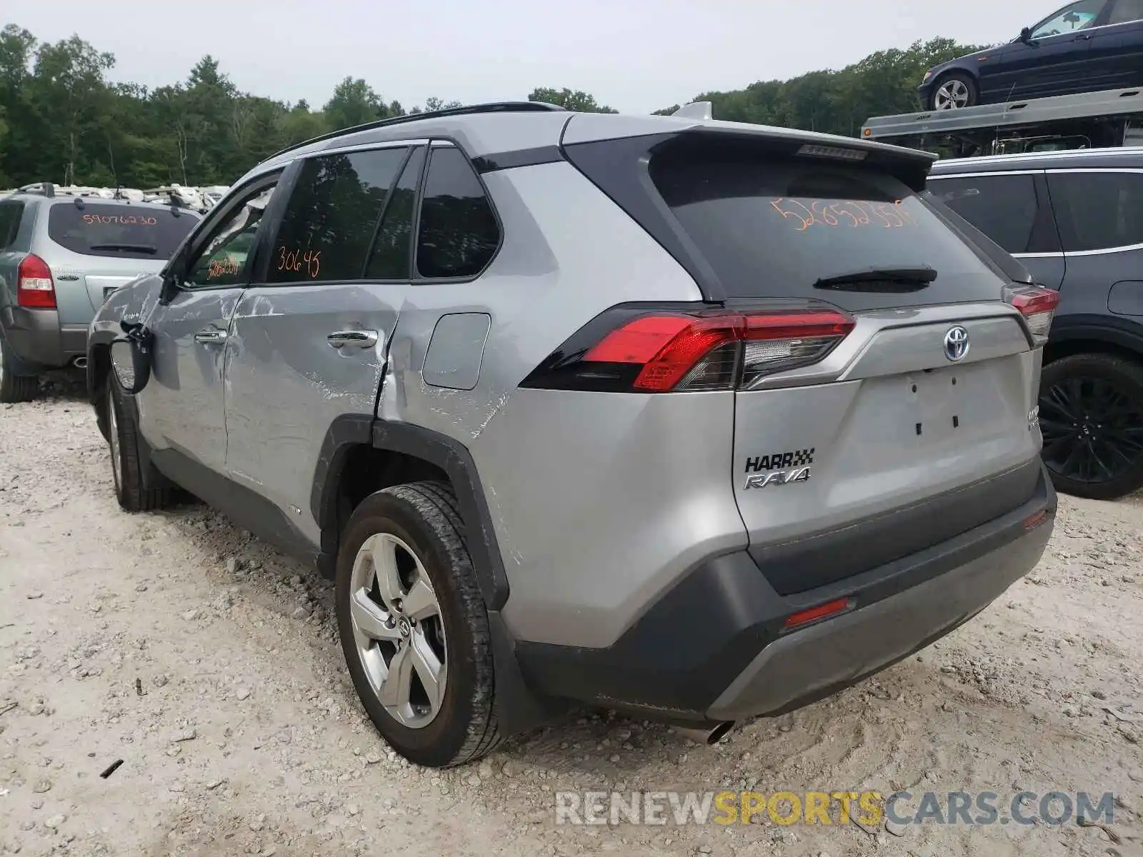 3 Photograph of a damaged car 2T3DWRFV9KW040745 TOYOTA RAV4 2019