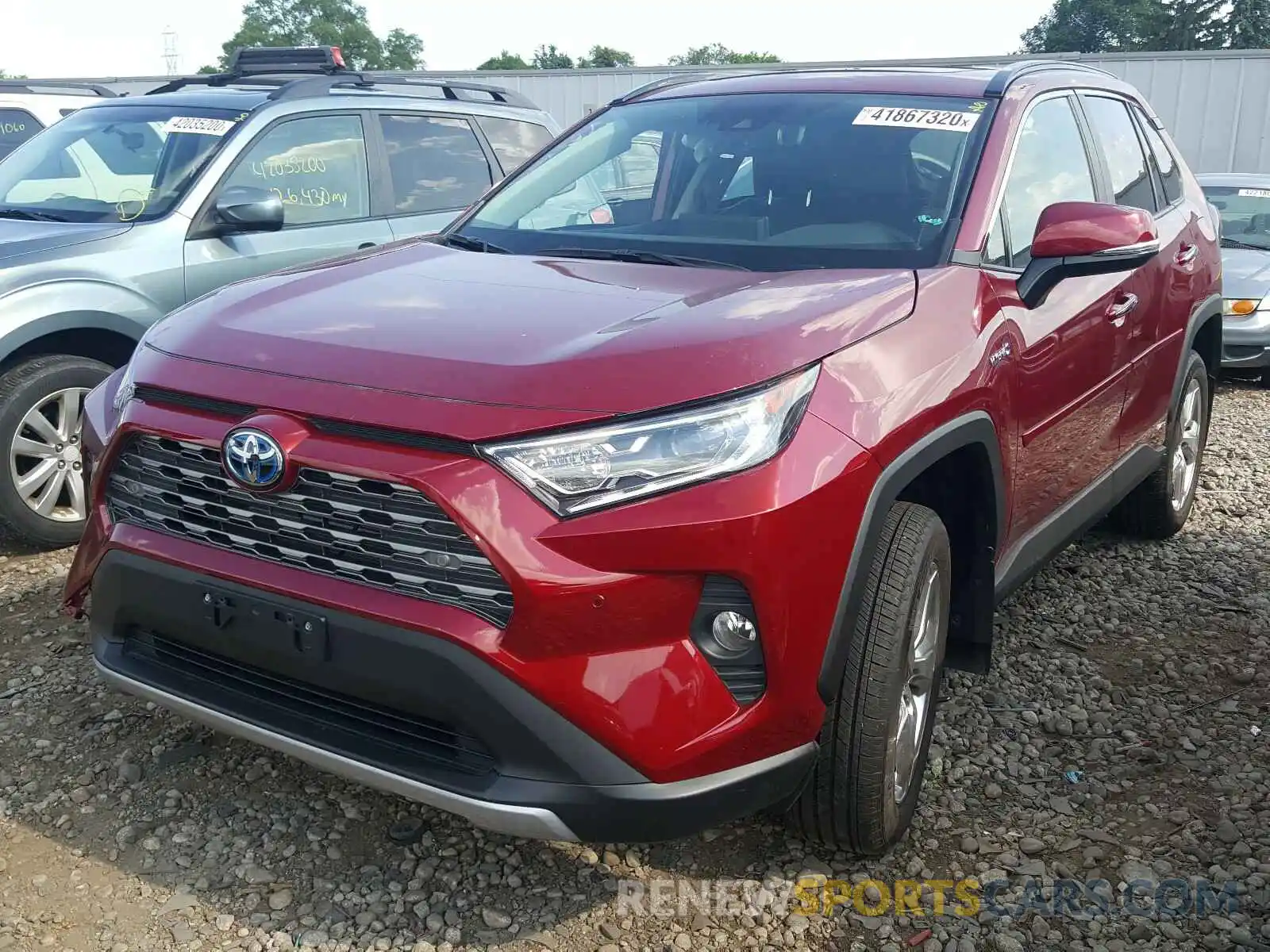 2 Фотография поврежденного автомобиля 2T3DWRFVXKW023906 TOYOTA RAV4 2019