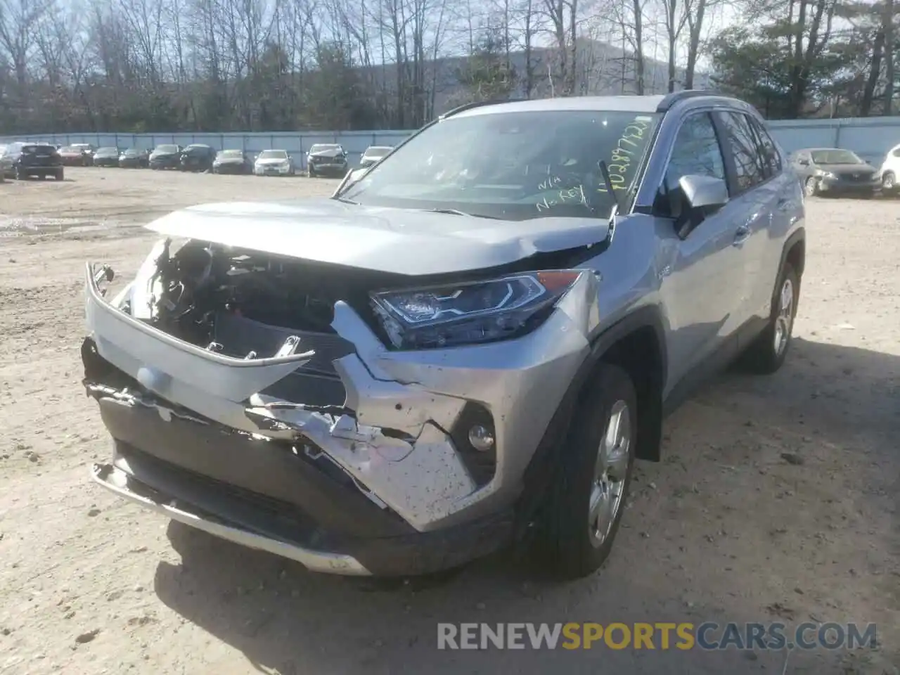 2 Photograph of a damaged car 2T3DWRFVXKW027857 TOYOTA RAV4 2019