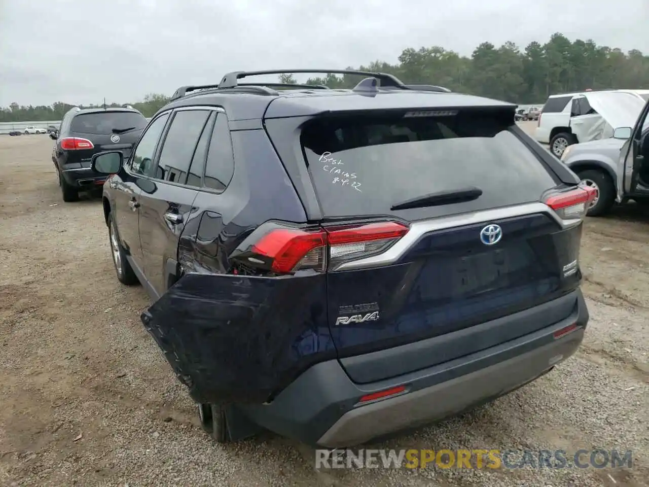 3 Photograph of a damaged car 2T3DWRFVXKW028703 TOYOTA RAV4 2019