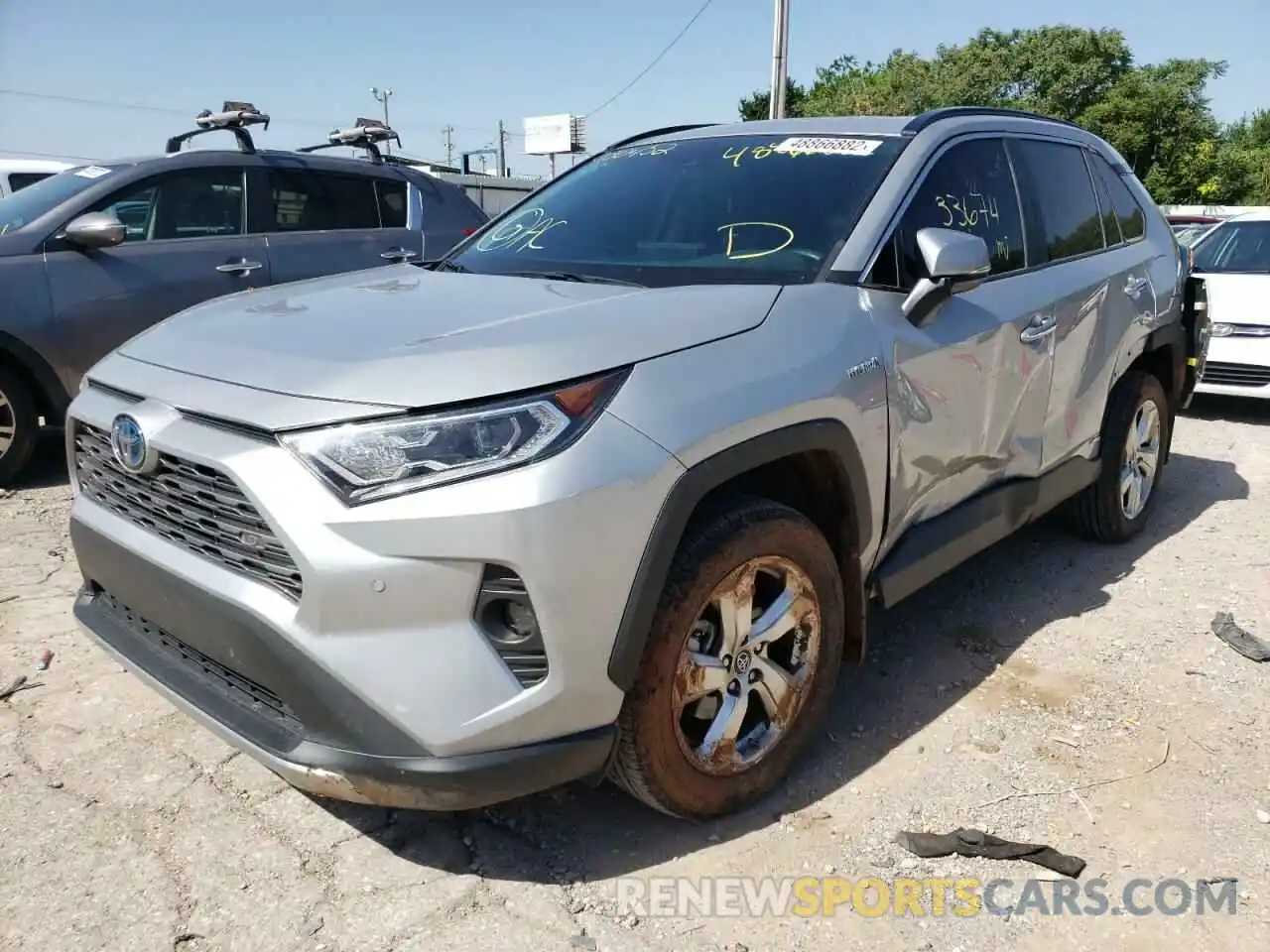 2 Фотография поврежденного автомобиля 2T3DWRFVXKW030452 TOYOTA RAV4 2019