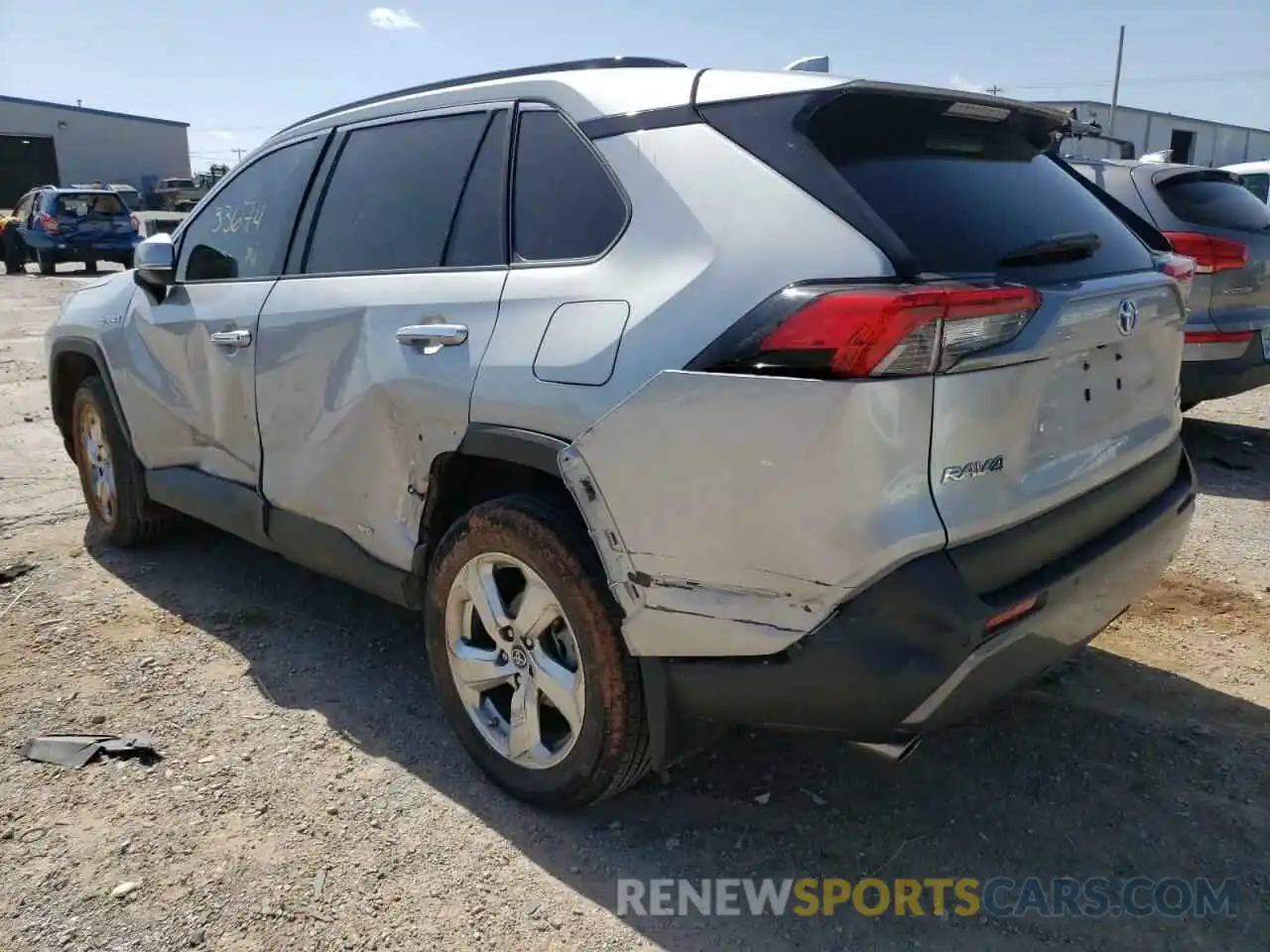 3 Фотография поврежденного автомобиля 2T3DWRFVXKW030452 TOYOTA RAV4 2019