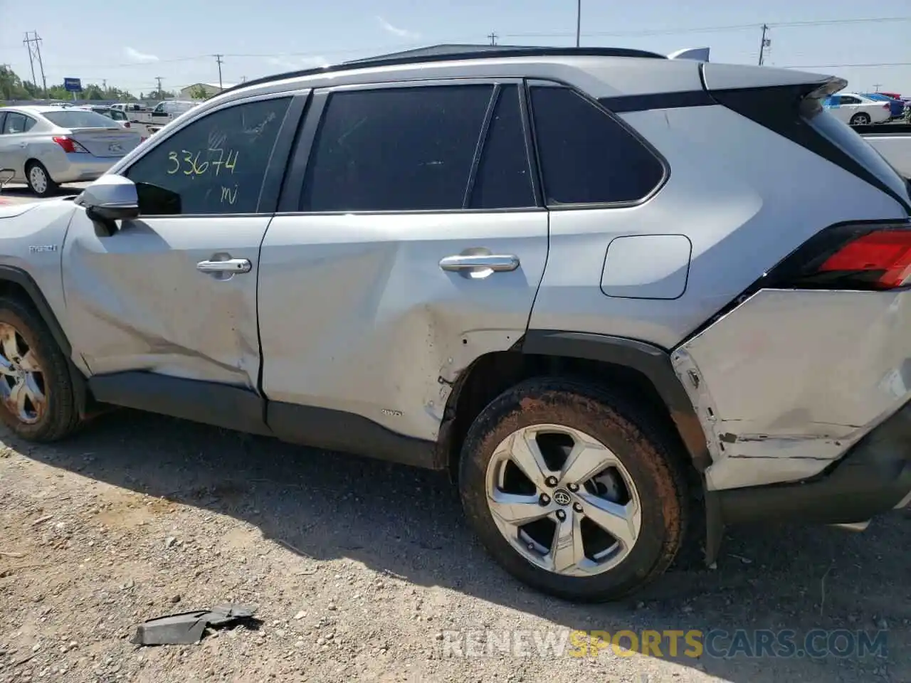 9 Photograph of a damaged car 2T3DWRFVXKW030452 TOYOTA RAV4 2019