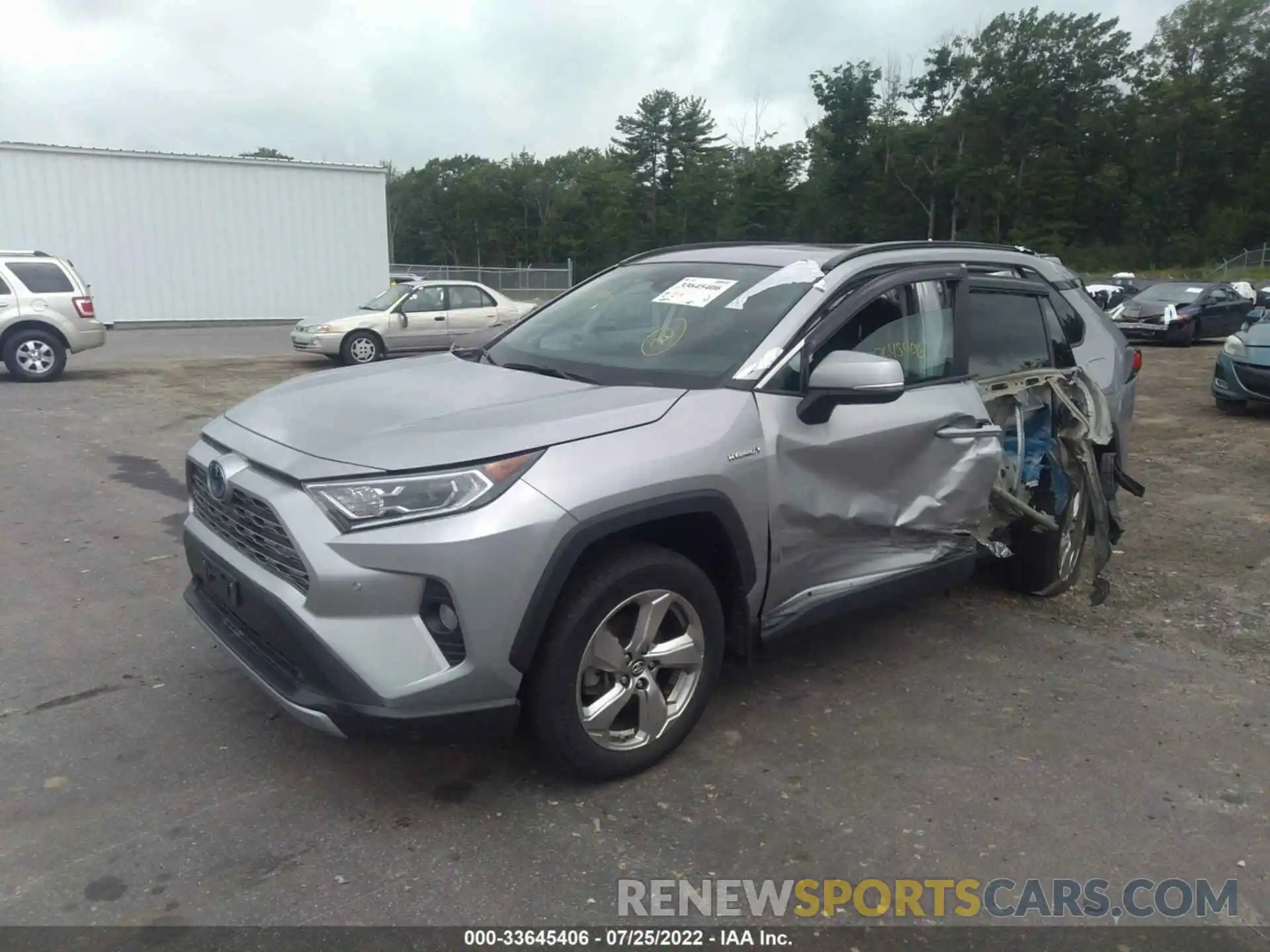 2 Photograph of a damaged car 2T3DWRFVXKW046344 TOYOTA RAV4 2019