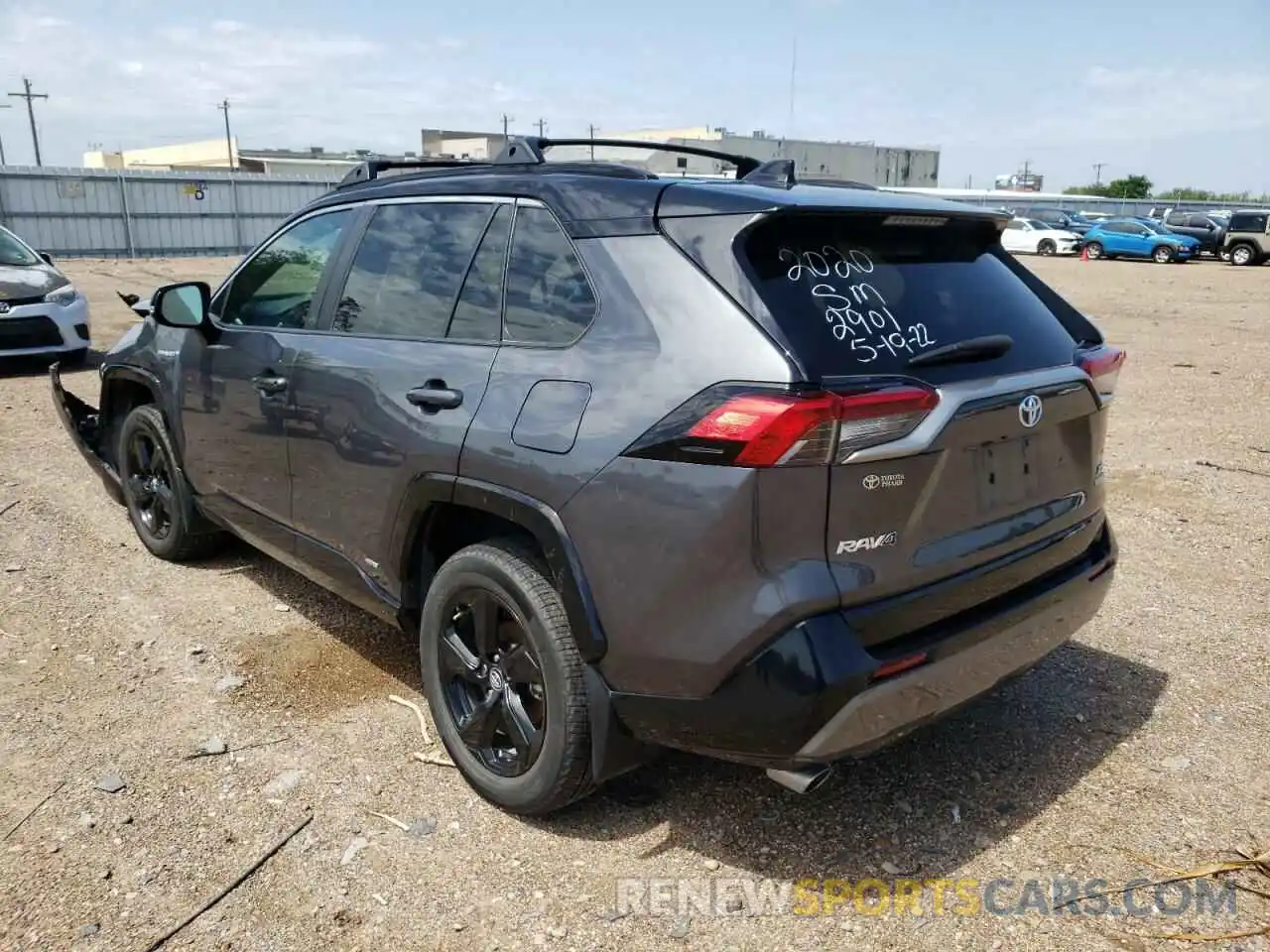 3 Photograph of a damaged car 2T3EWRFV0KW022901 TOYOTA RAV4 2019