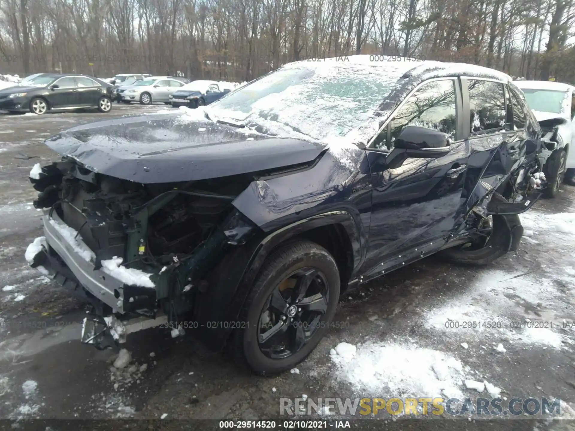 2 Photograph of a damaged car 2T3EWRFV0KW024048 TOYOTA RAV4 2019